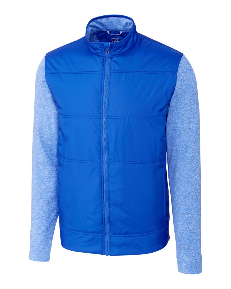 Cutter & Buck Stealth Recycled Hybrid Quilted Mens Windbreaker Jacket 69
