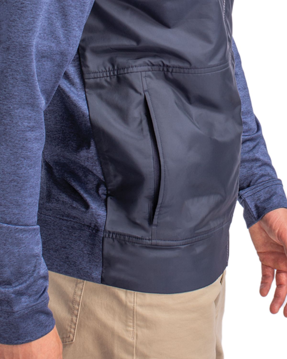 Cutter & Buck Stealth Recycled Hybrid Quilted Mens Windbreaker Jacket 58