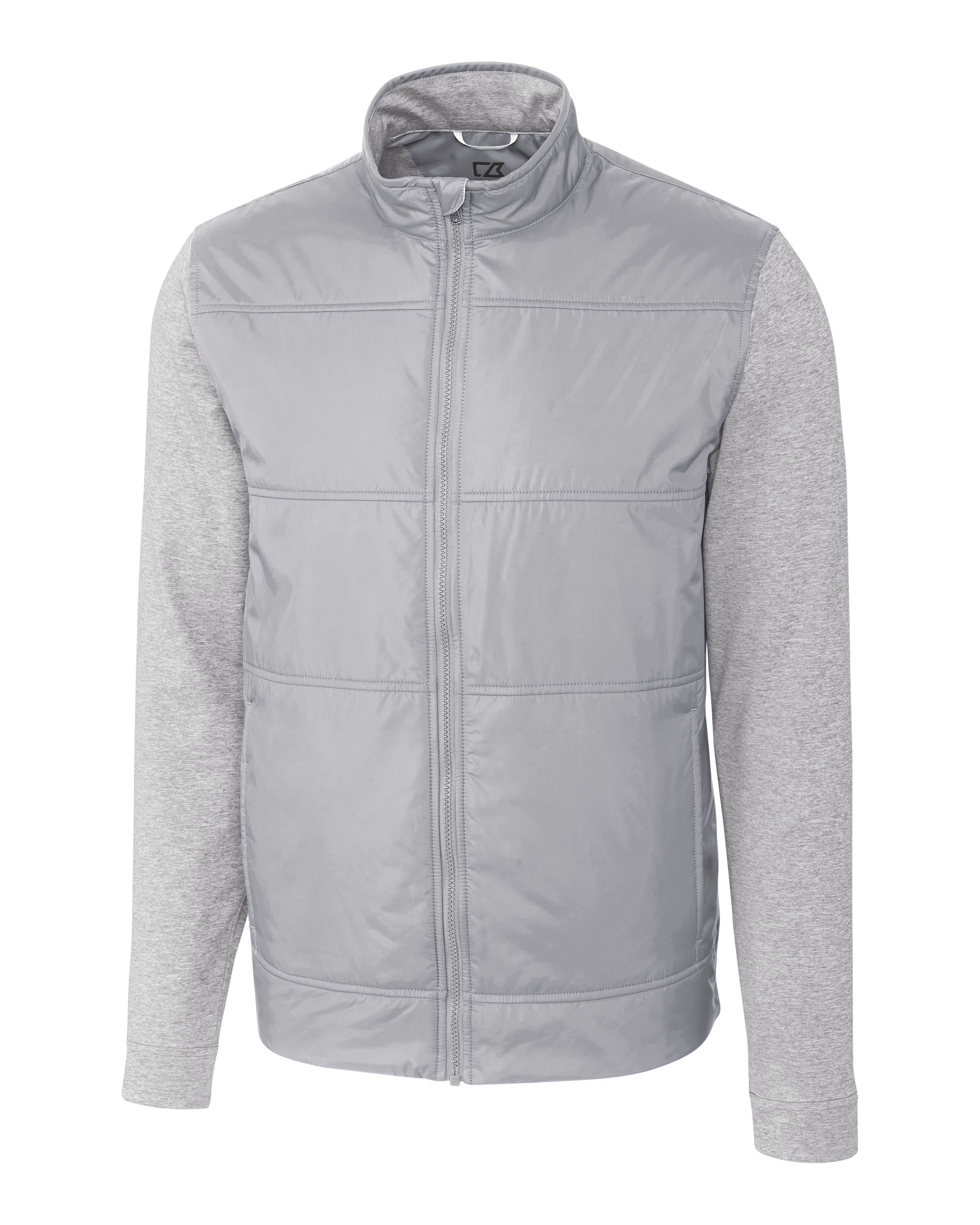 Cutter & Buck Stealth Recycled Hybrid Quilted Mens Windbreaker Jacket 81