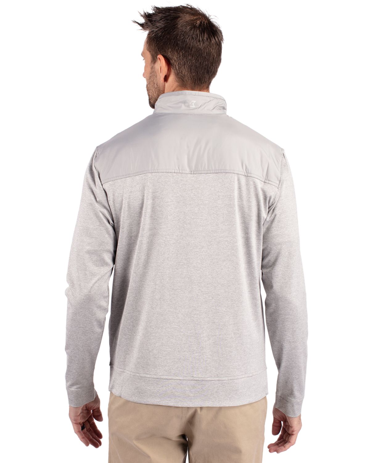 Cutter & Buck Stealth Recycled Hybrid Quilted Mens Windbreaker Jacket 50