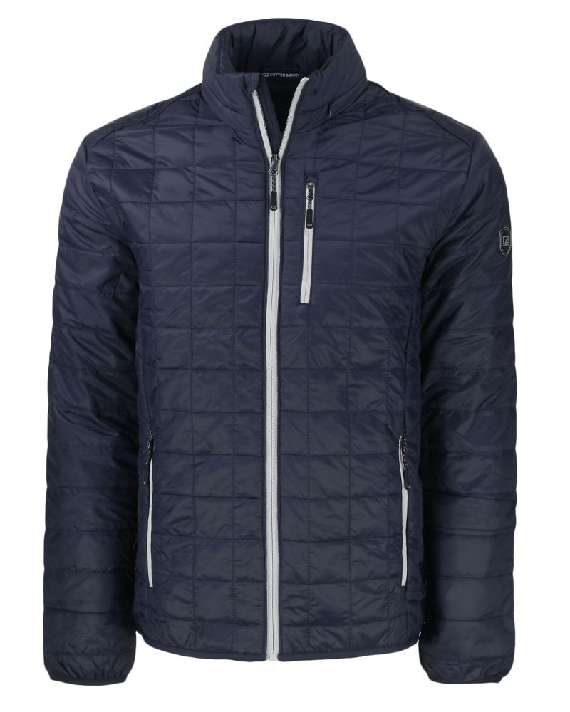 Cutter & Buck Rainier Recycled Insulated Puffer Mens Full Zip Jacket 194