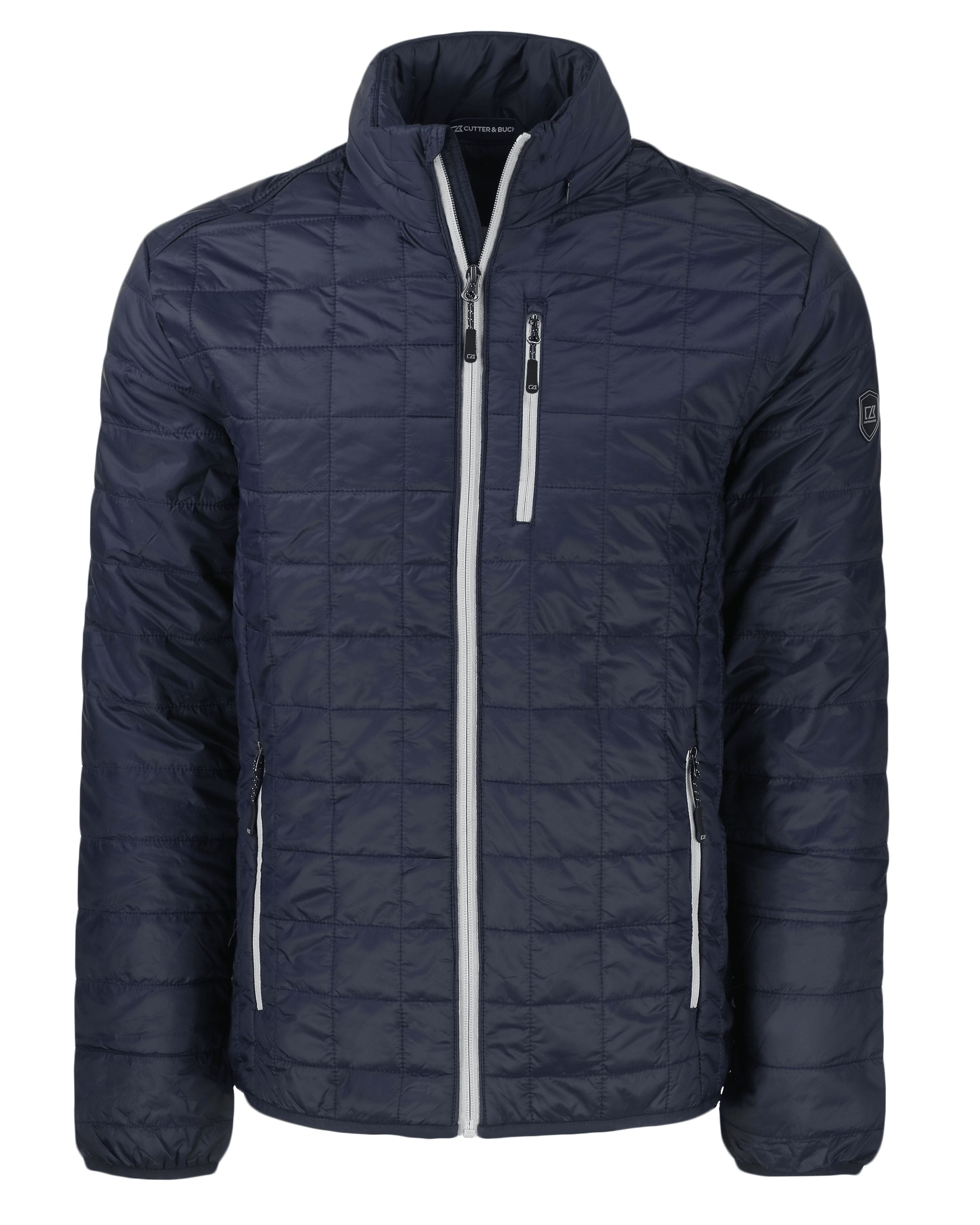 Cutter & Buck Rainier Recycled Insulated Puffer Mens Full Zip Jacket 193