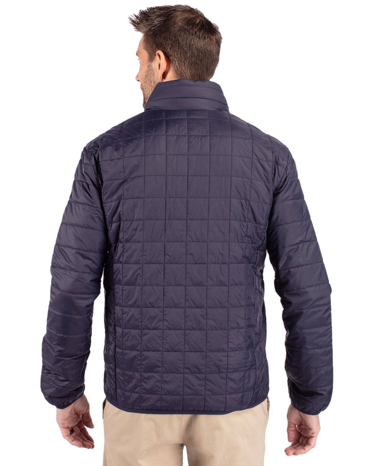 Cutter & Buck Rainier Recycled Insulated Puffer Mens Full Zip Jacket 192
