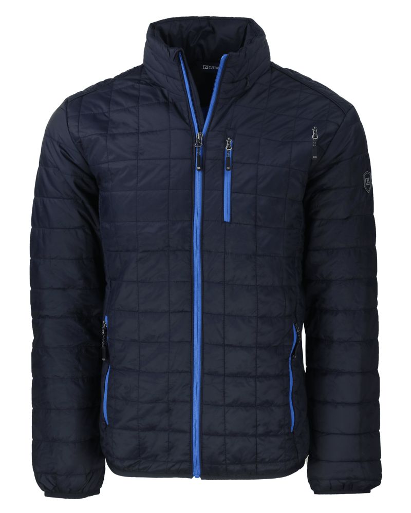 Cutter & Buck Rainier Recycled Insulated Puffer Mens Full Zip Jacket 133
