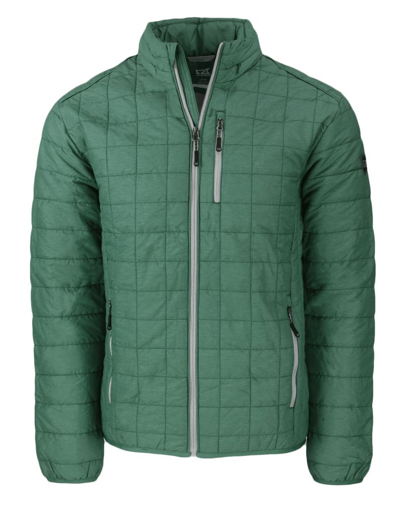 Cutter & Buck Rainier Recycled Insulated Puffer Mens Full Zip Jacket 15