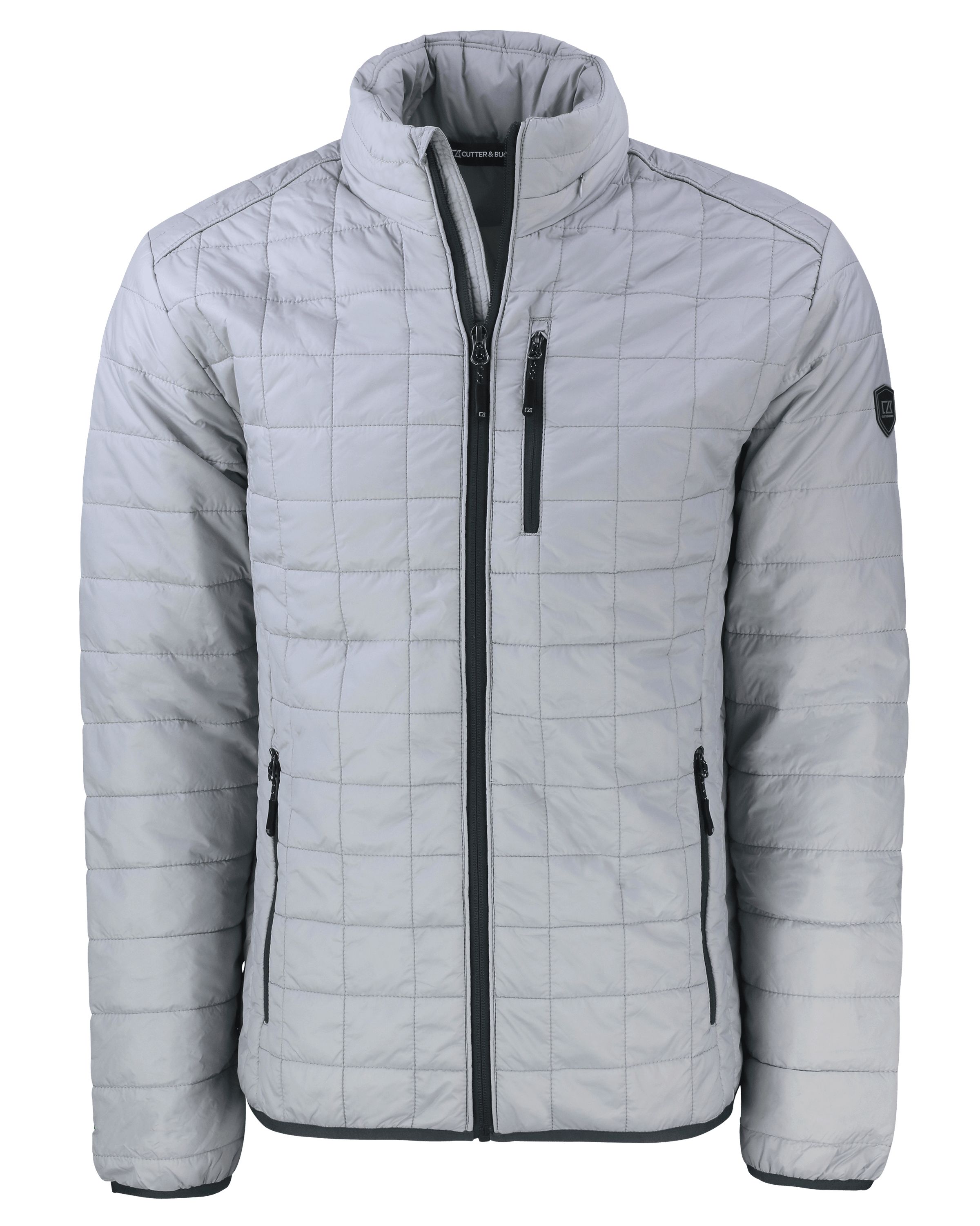 Cutter & Buck Rainier Recycled Insulated Puffer Mens Full Zip Jacket 174
