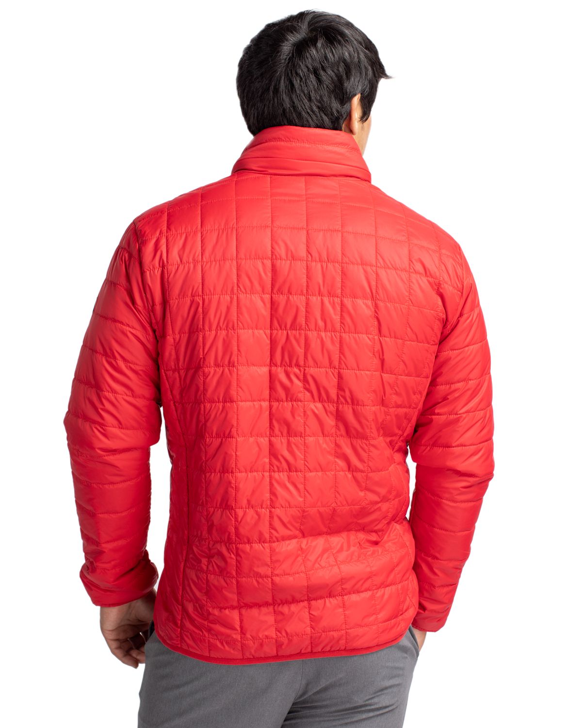 Cutter & Buck Rainier Recycled Insulated Puffer Mens Full Zip Jacket 66