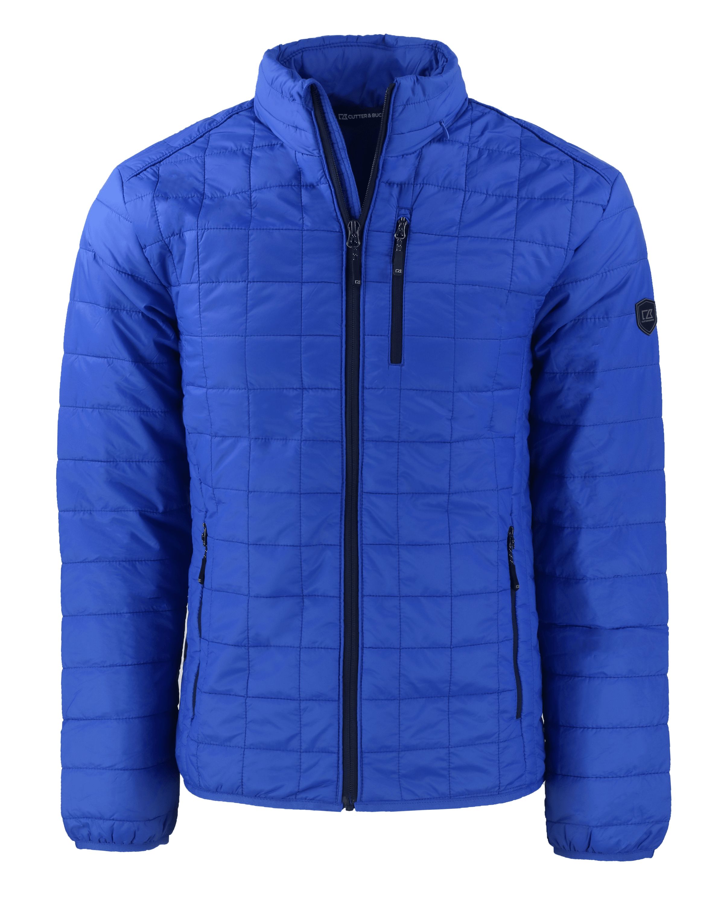 Cutter & Buck Rainier Recycled Insulated Puffer Mens Full Zip Jacket 214