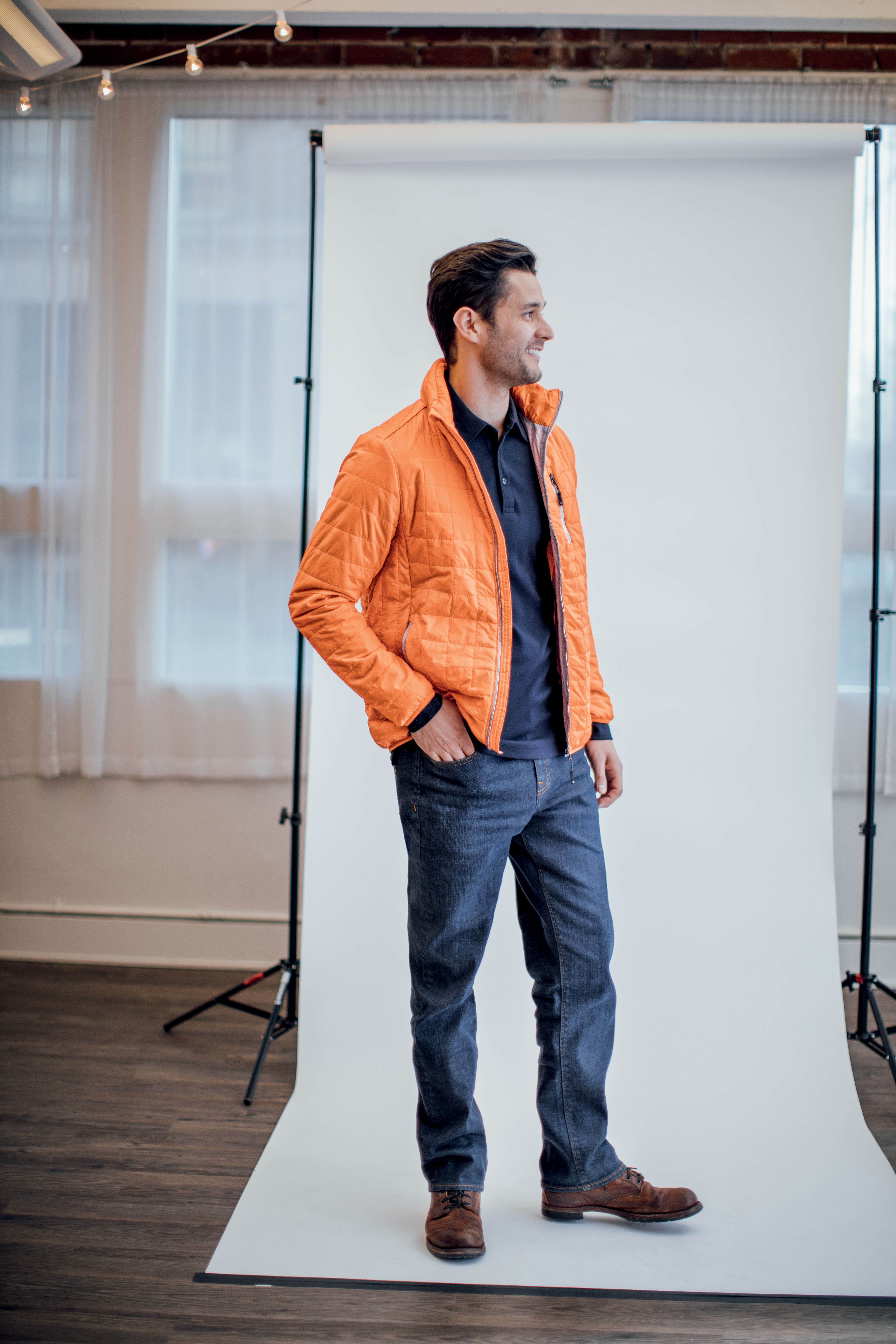 Cutter & Buck Rainier Recycled Insulated Puffer Mens Full Zip Jacket 223