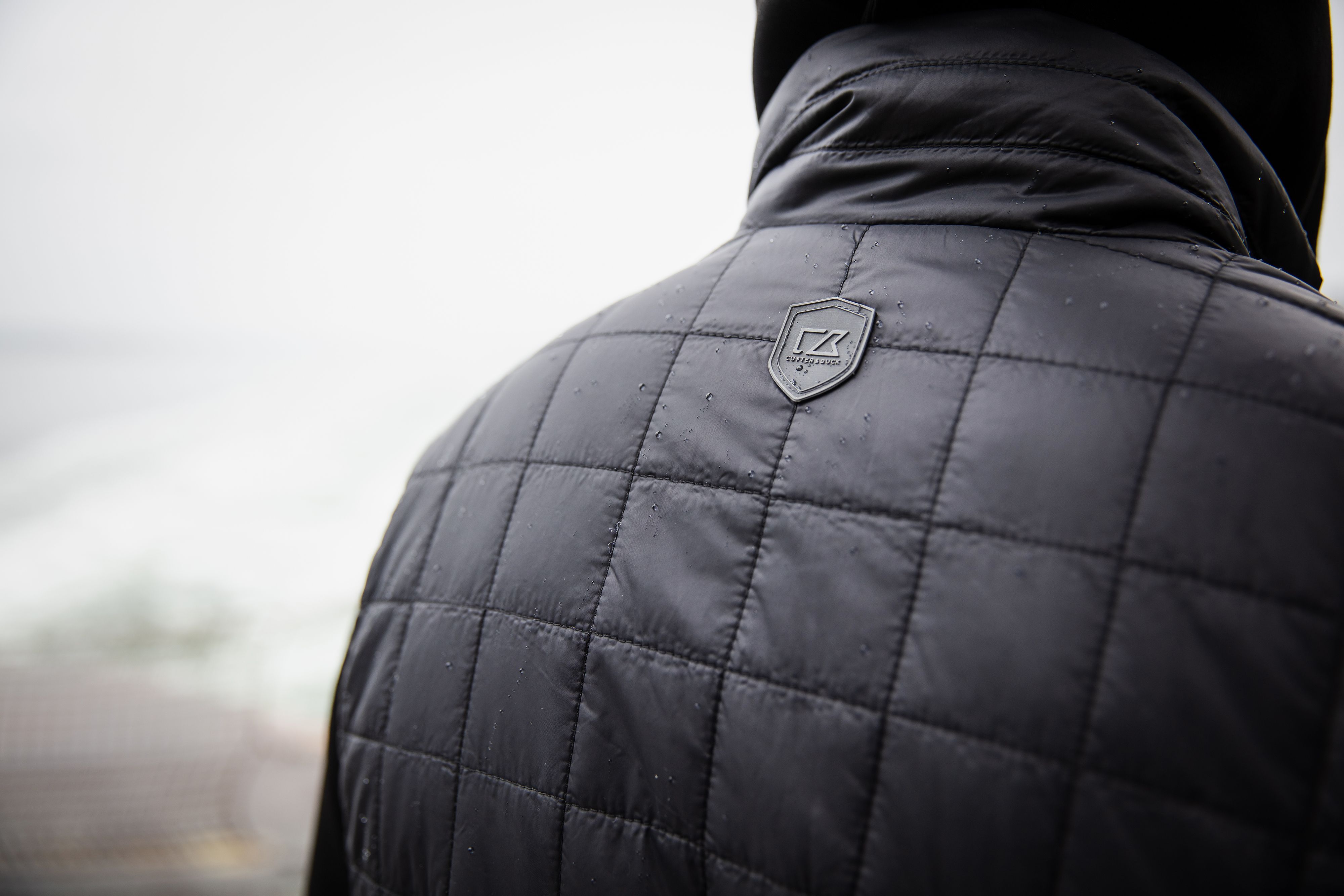 Cutter & Buck Rainier Recycled Insulated Puffer Mens Big & Tall Full Zip Vest Big & Tall 115