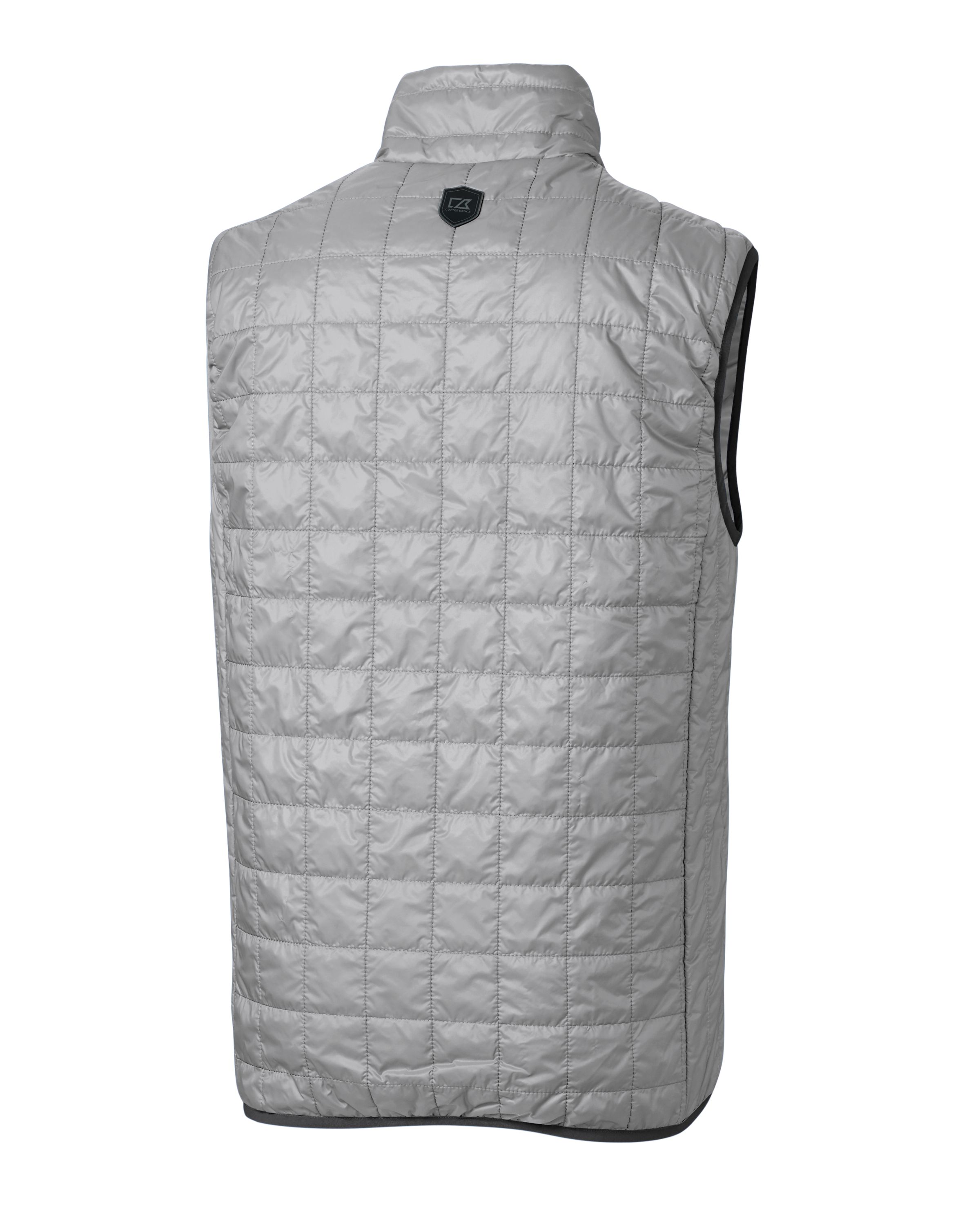 Cutter & Buck Rainier Recycled Insulated Puffer Mens Big & Tall Full Zip Vest Big & Tall 30