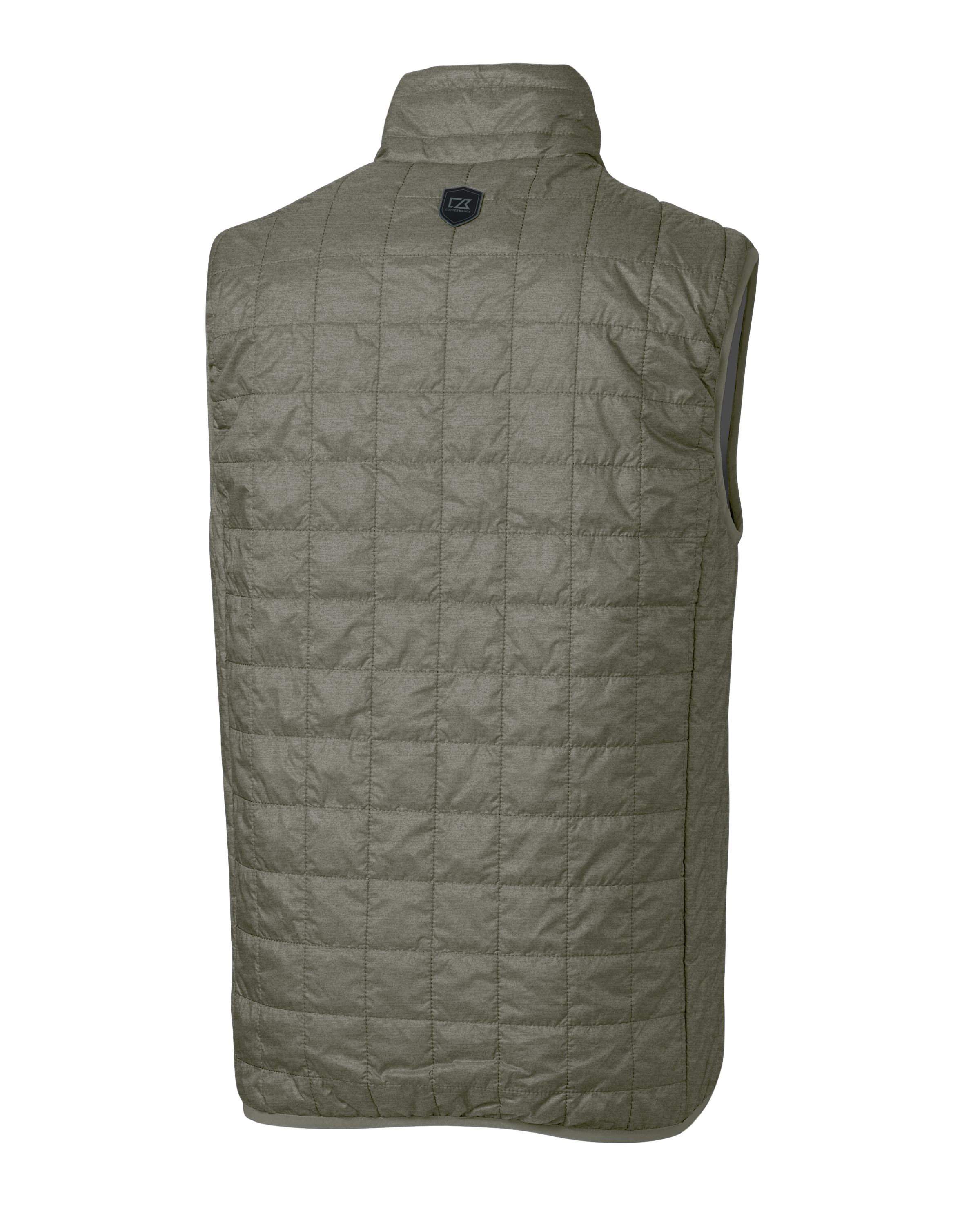 Cutter & Buck Rainier Recycled Insulated Puffer Mens Full Zip Vest 180