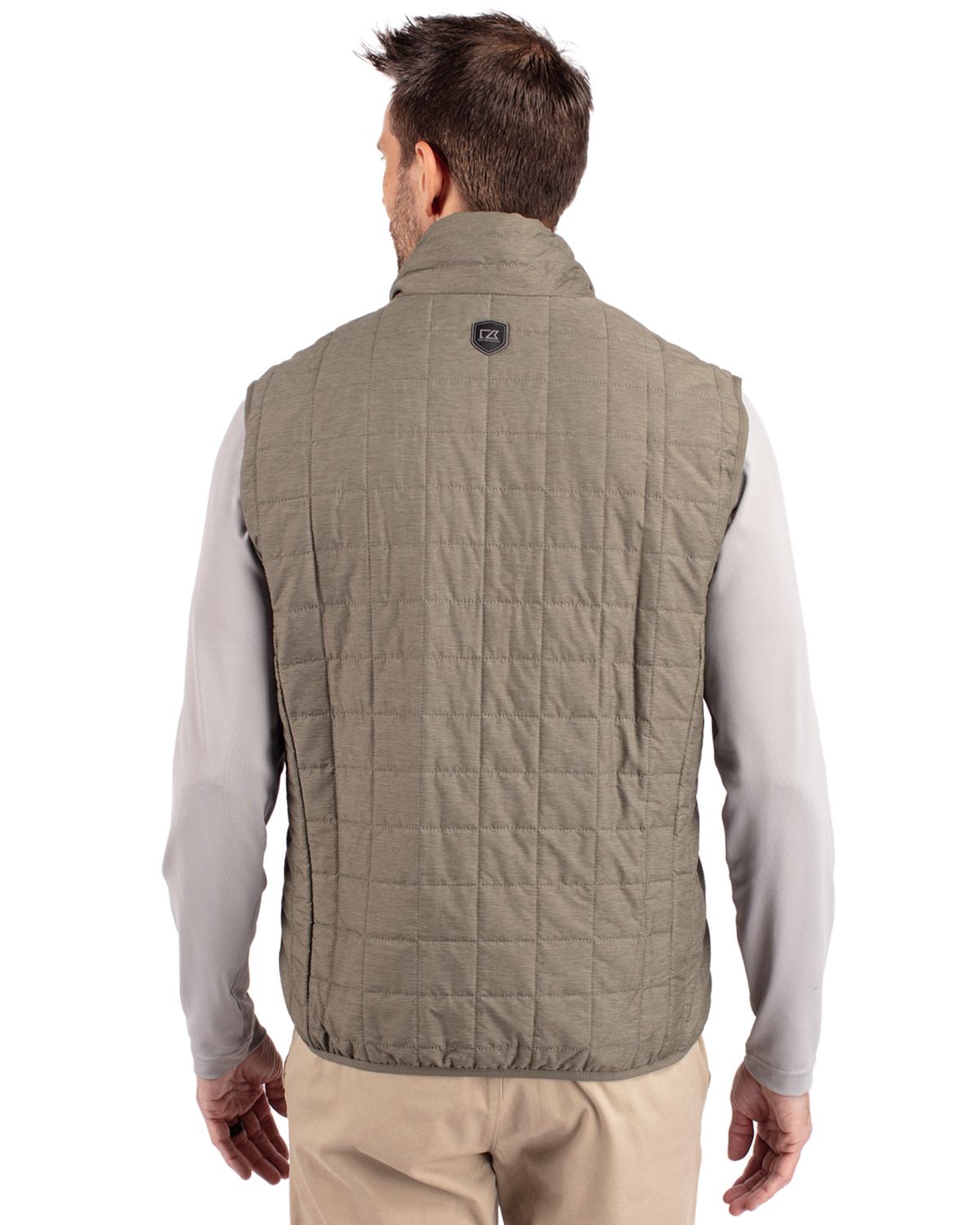 Cutter & Buck Rainier Recycled Insulated Puffer Mens Full Zip Vest 223