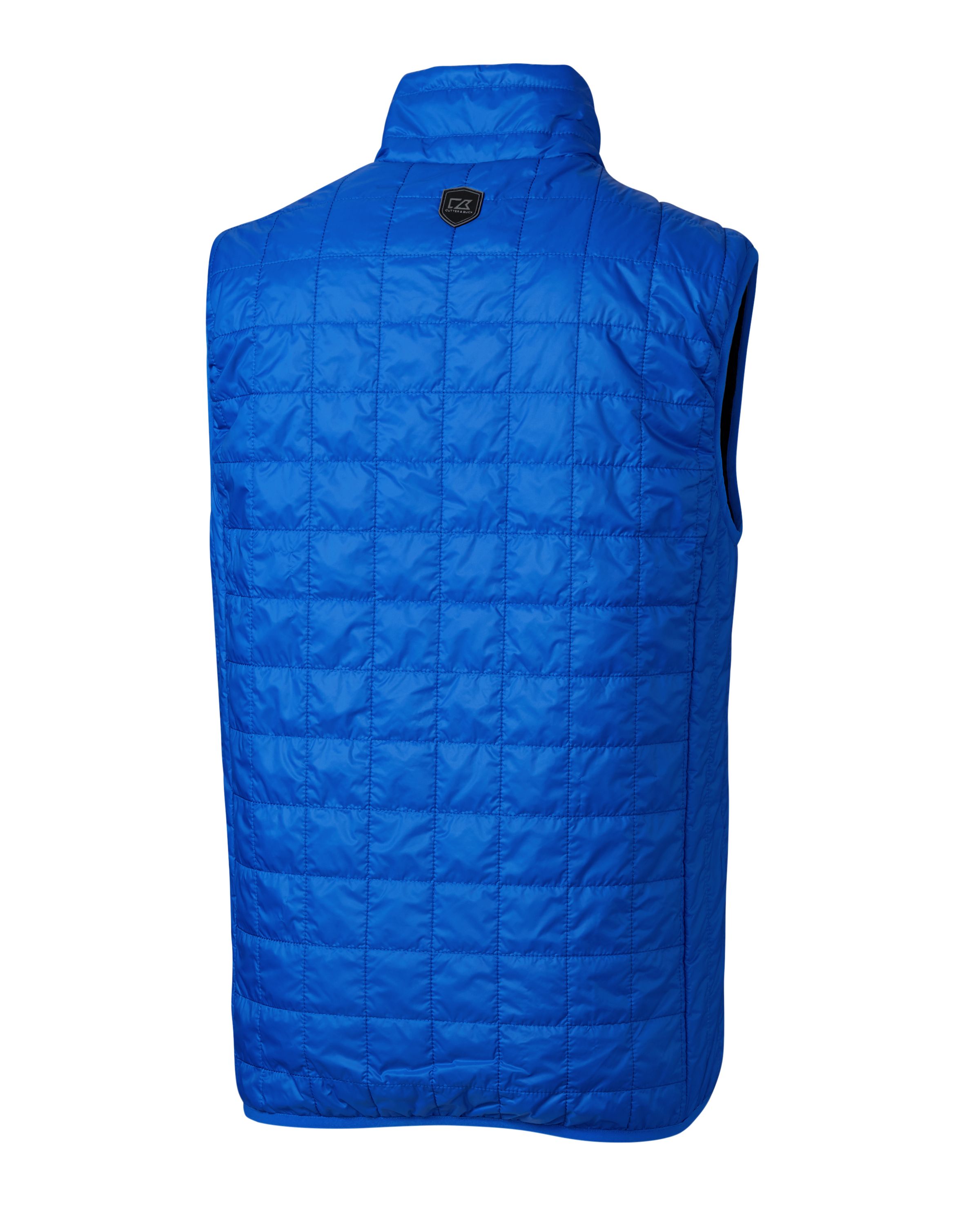Cutter & Buck Rainier Recycled Insulated Puffer Mens Big & Tall Full Zip Vest Big & Tall 37