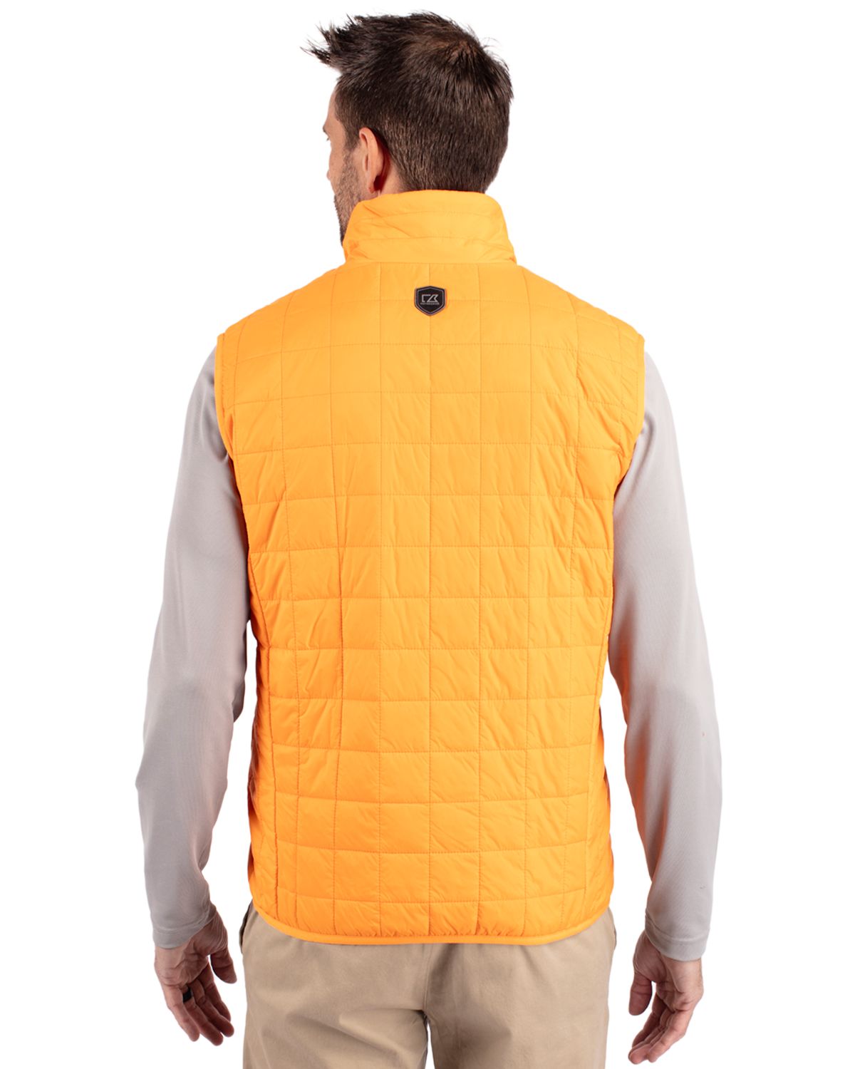 Cutter & Buck Rainier Recycled Insulated Puffer Mens Full Zip Vest 193