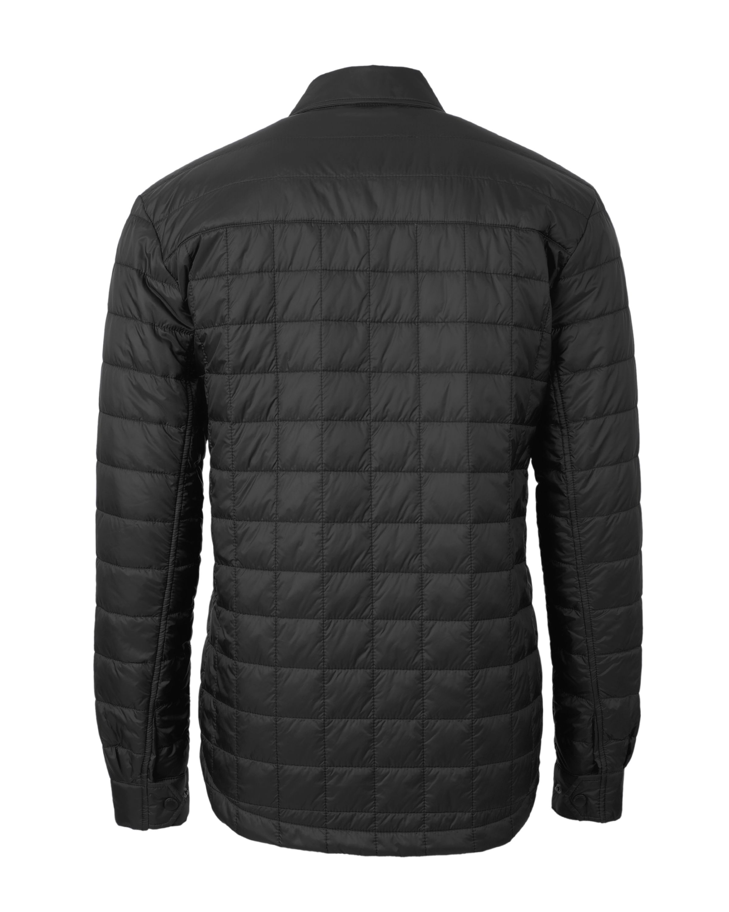 Cutter & Buck Rainier Recycled Insulated Puffer Mens Big & Tall Full Zip Shirt Jacket Big & Tall 39