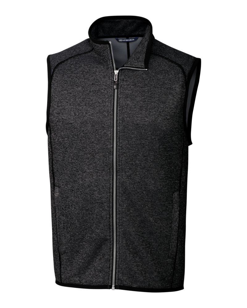 Cutter & Buck Mainsail Sweater-Knit Mens Full Zip Vest 139