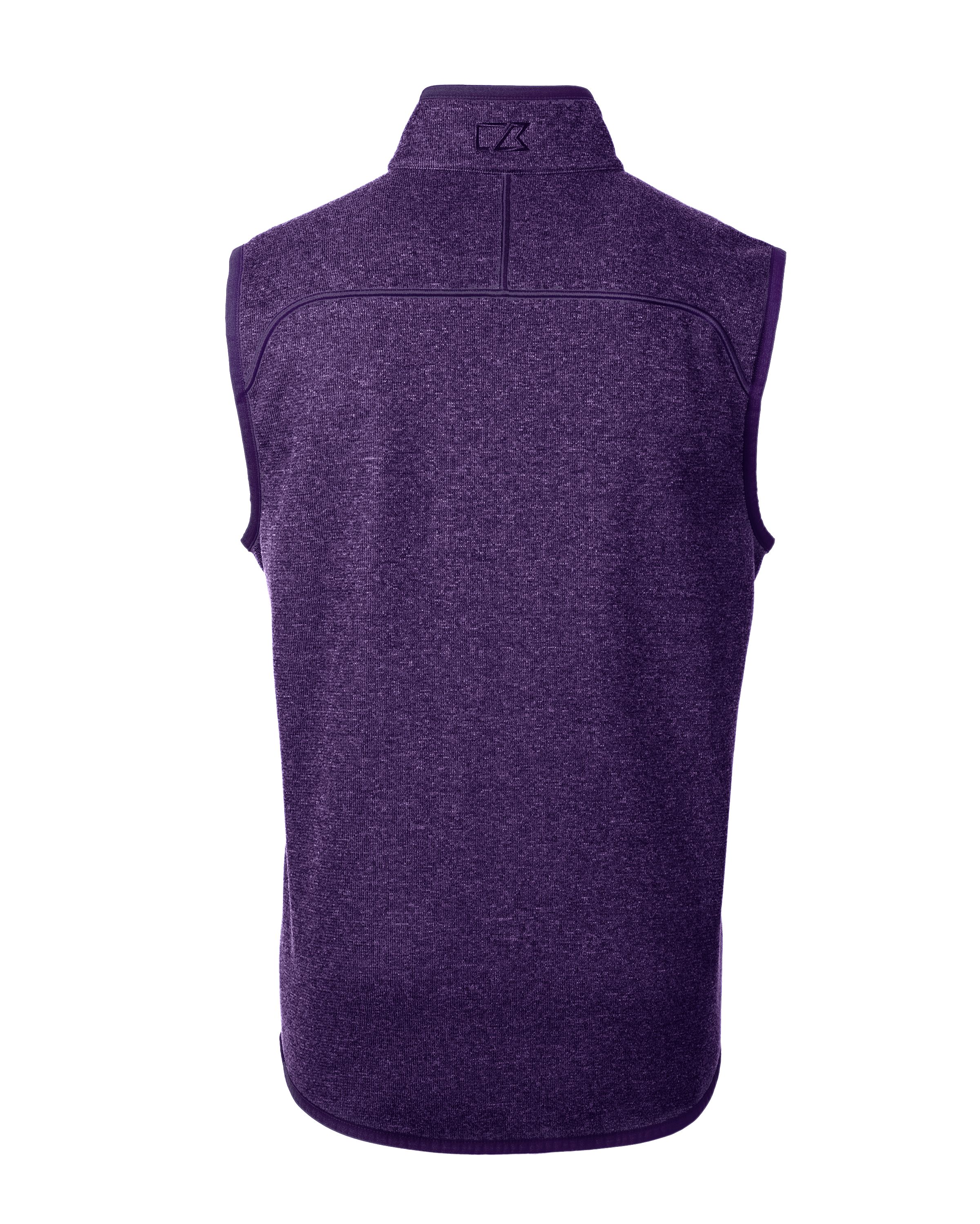Cutter & Buck Mainsail Sweater-Knit Mens Full Zip Vest 130