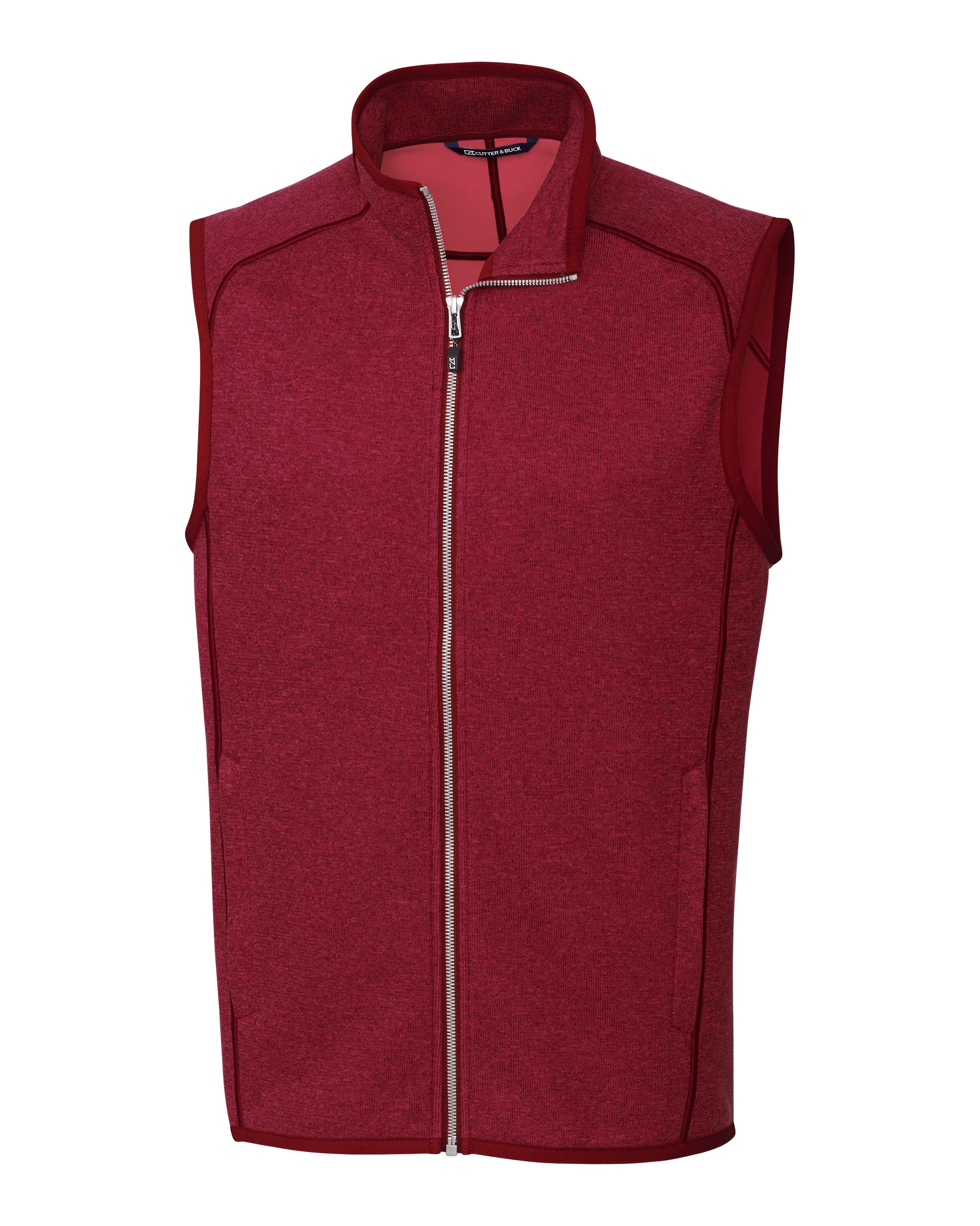 Cutter & Buck Mainsail Sweater-Knit Mens Full Zip Vest 127
