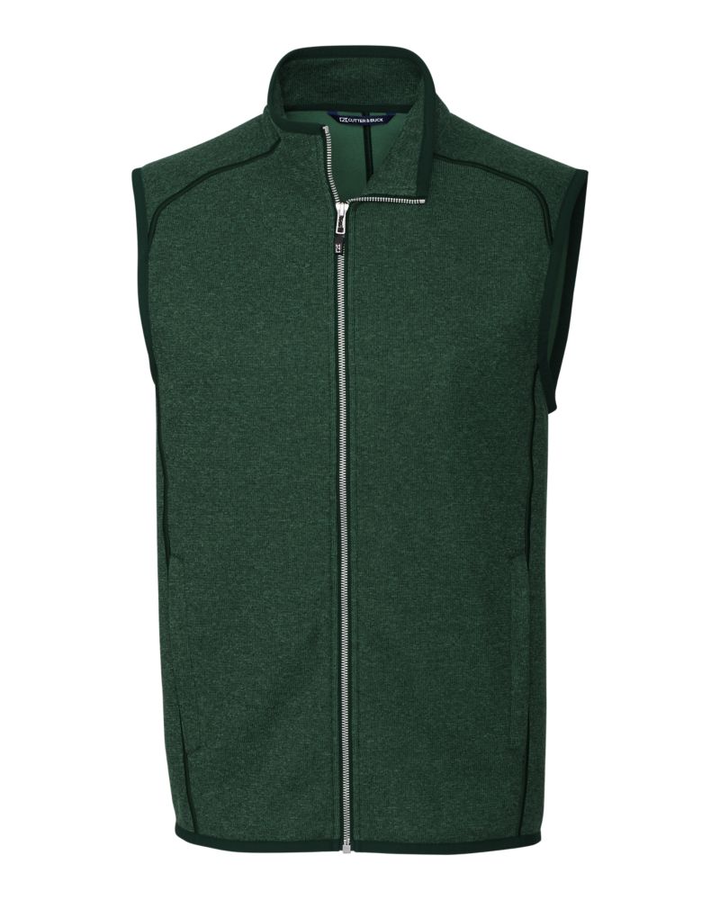 Cutter & Buck Mainsail Sweater-Knit Mens Full Zip Vest 152