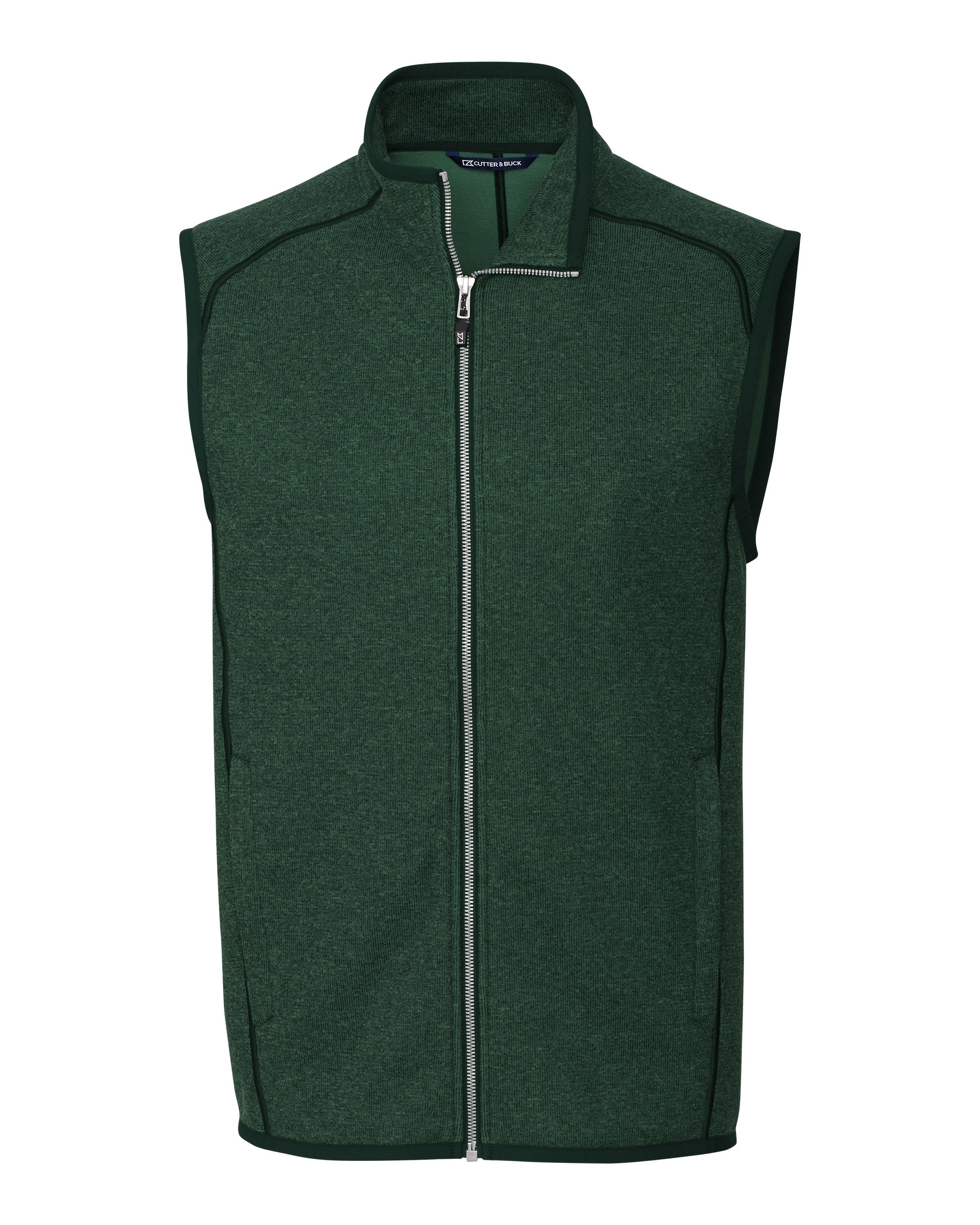 Cutter & Buck Mainsail Sweater-Knit Mens Full Zip Vest 118