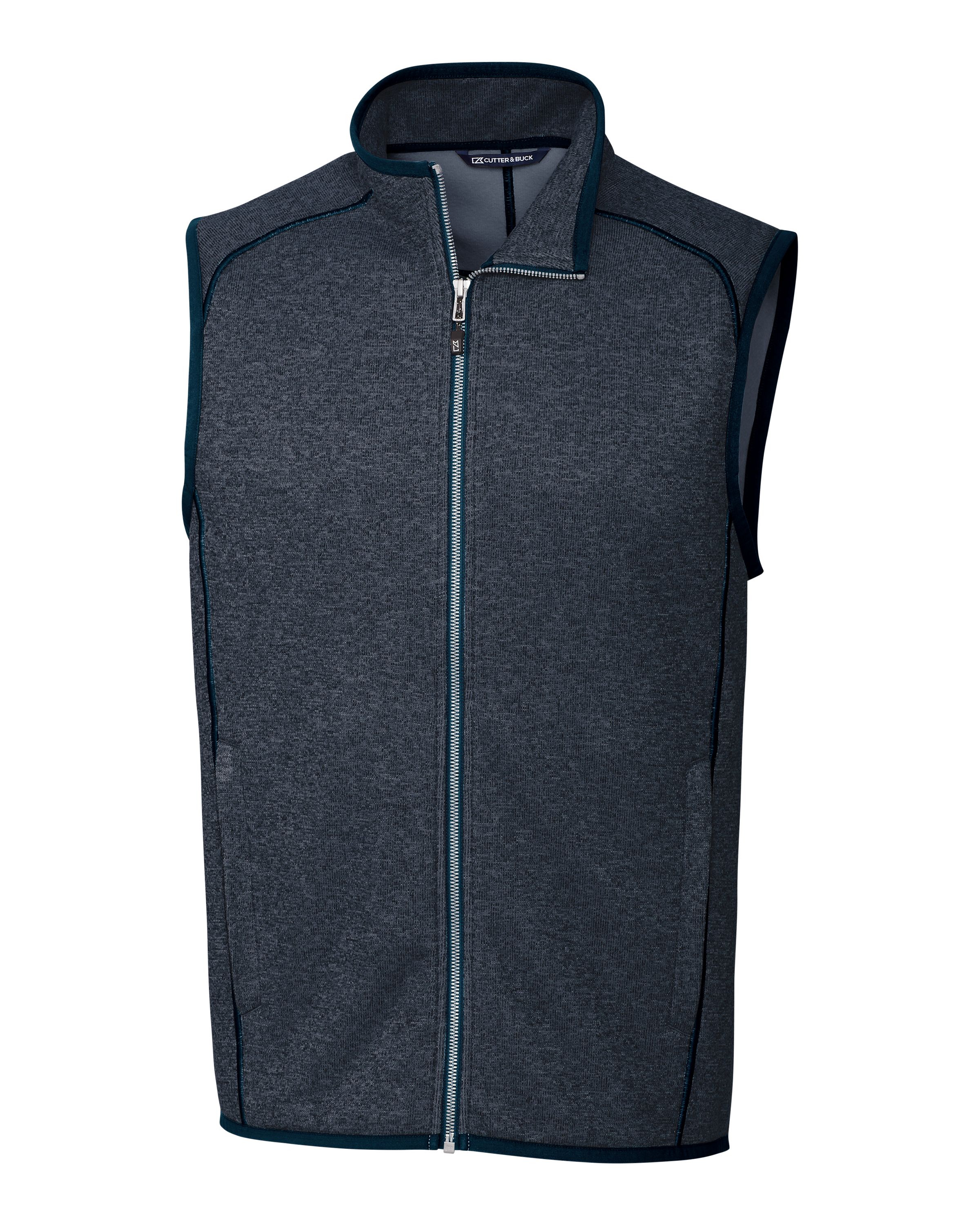 Cutter & Buck Mainsail Sweater-Knit Mens Full Zip Vest 148