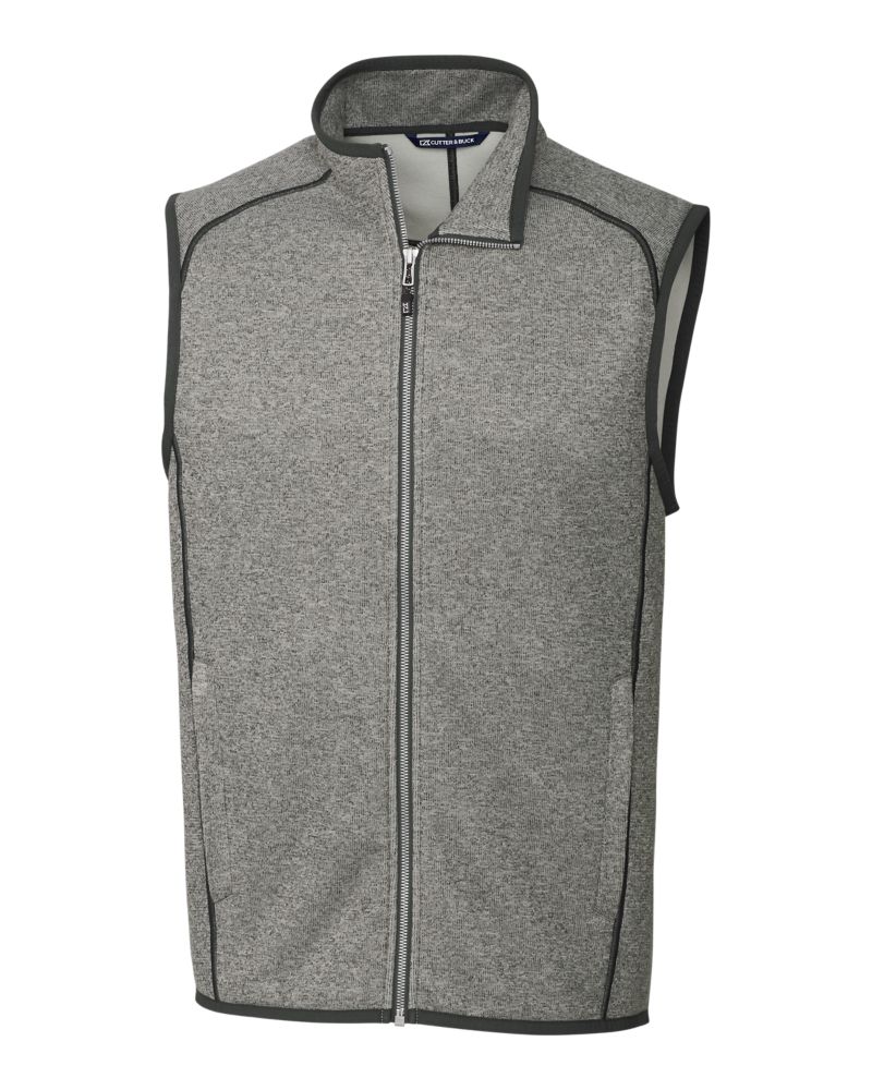 Cutter & Buck Mainsail Sweater-Knit Mens Full Zip Vest 151