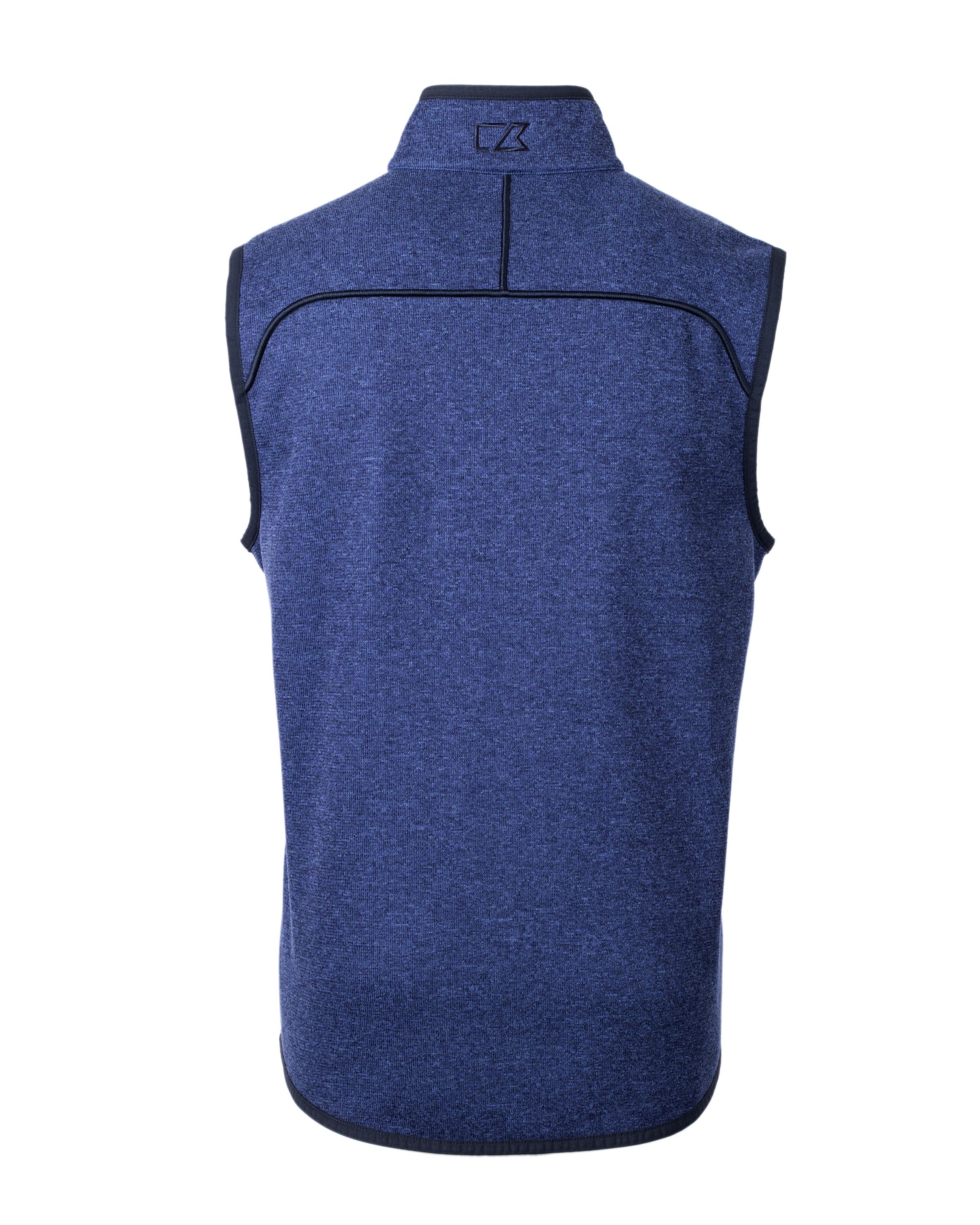Cutter & Buck Mainsail Sweater-Knit Mens Full Zip Vest 168