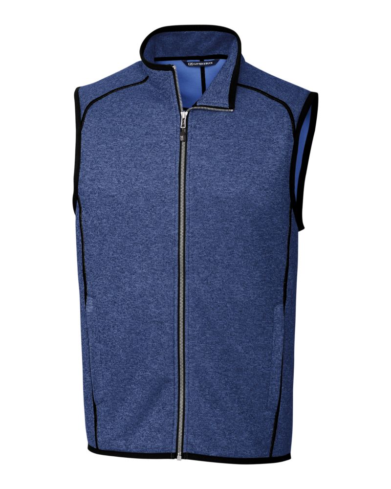 Cutter & Buck Mainsail Sweater-Knit Mens Full Zip Vest 164