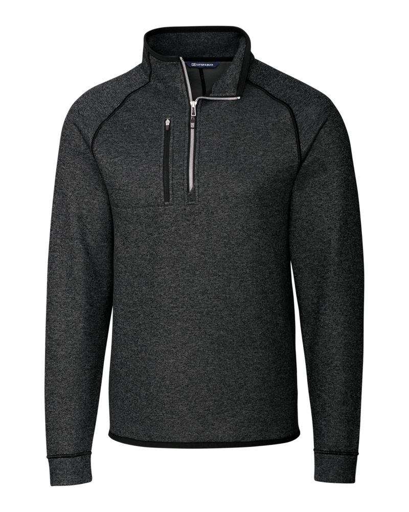 Cutter & Buck Mainsail Sweater-Knit Mens Half Zip Jacket 133