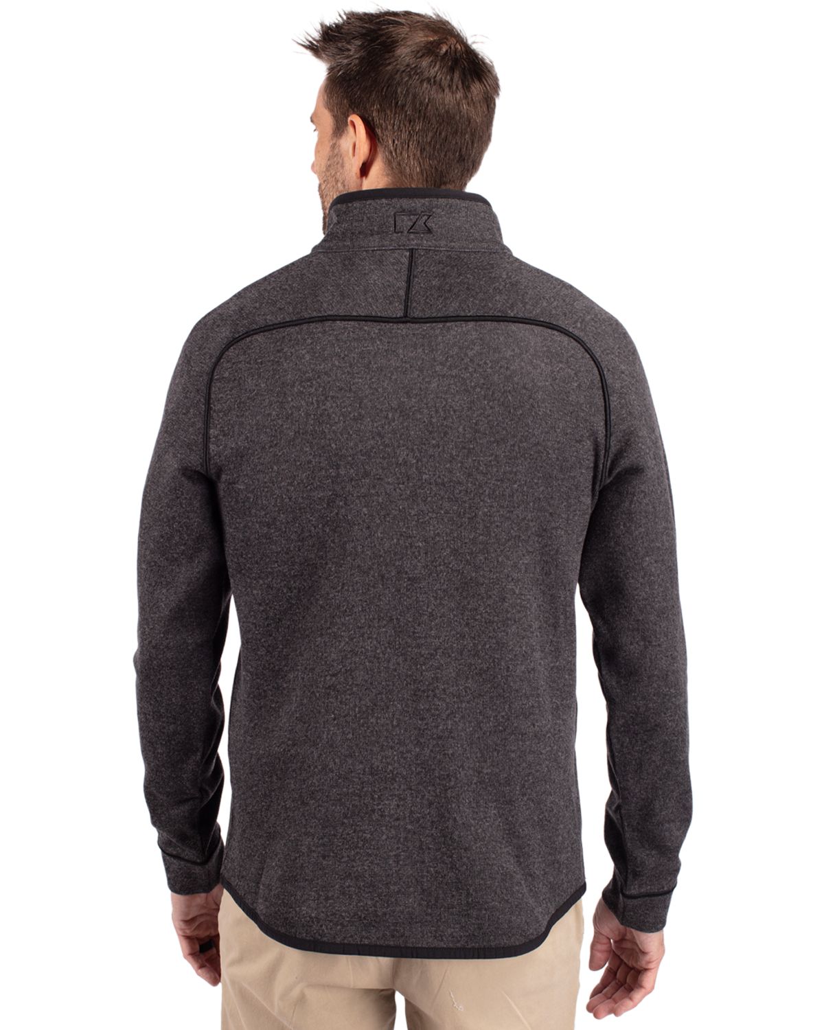 Cutter & Buck Mainsail Sweater-Knit Mens Half Zip Jacket 97