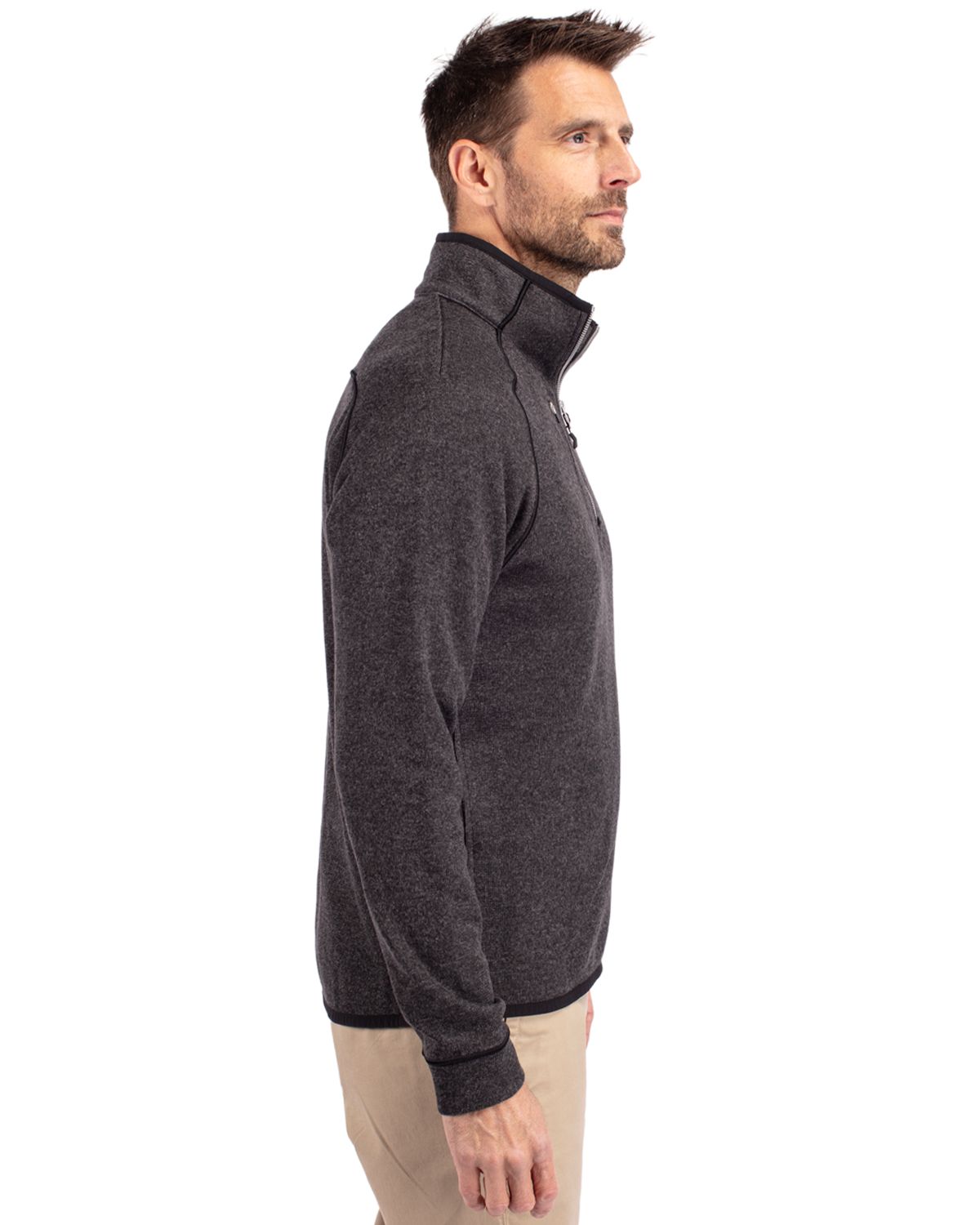 Cutter & Buck Mainsail Sweater-Knit Mens Half Zip Jacket 99