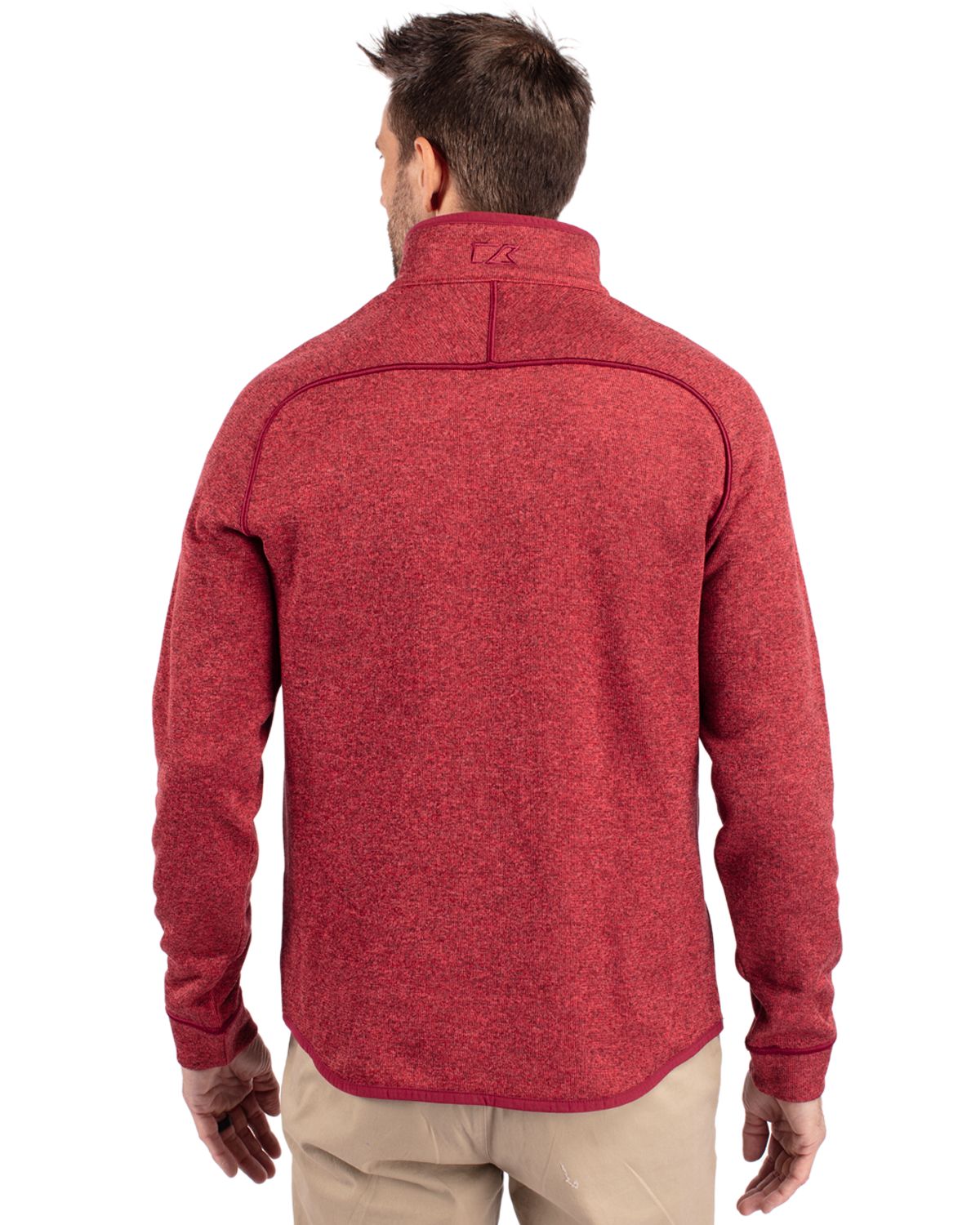 Cutter & Buck Mainsail Sweater-Knit Mens Half Zip Jacket 110