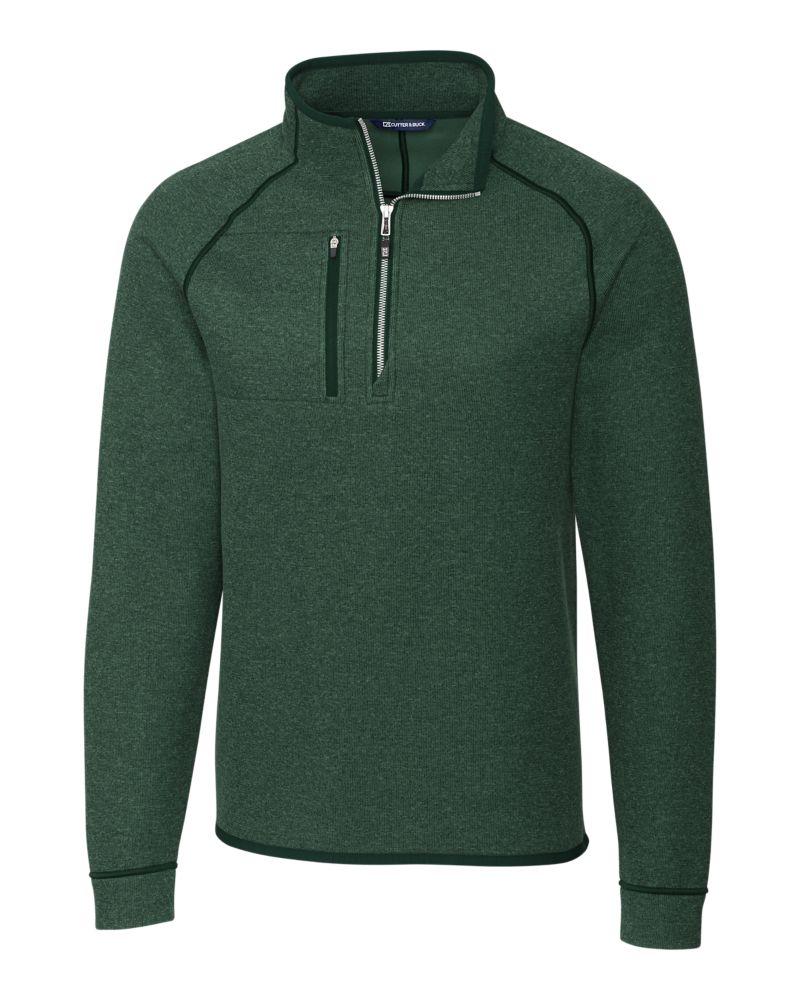Cutter & Buck Mainsail Sweater-Knit Mens Half Zip Jacket 89