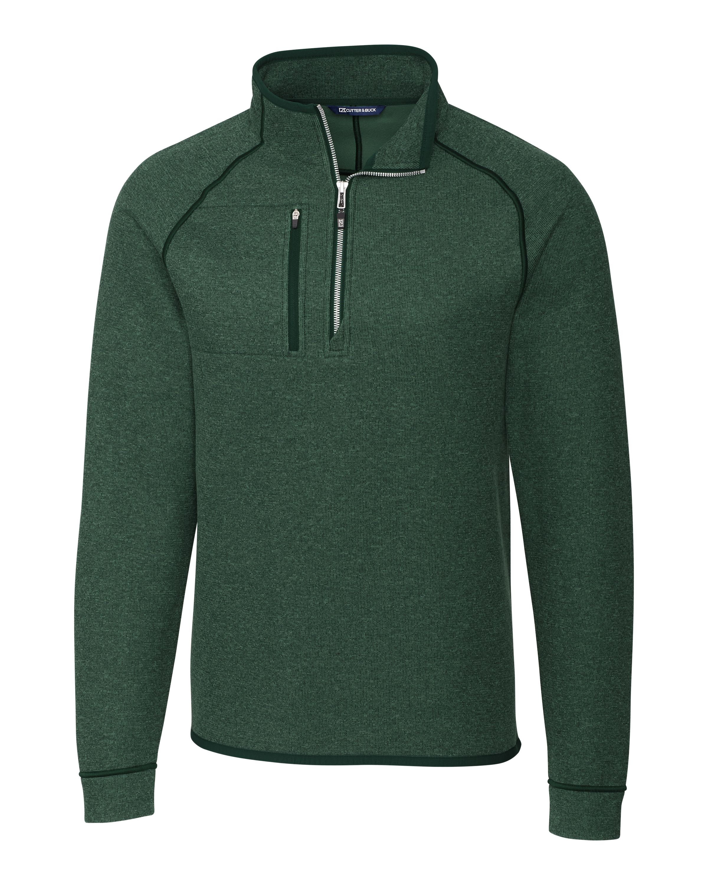 Cutter & Buck Mainsail Sweater-Knit Mens Half Zip Jacket 148