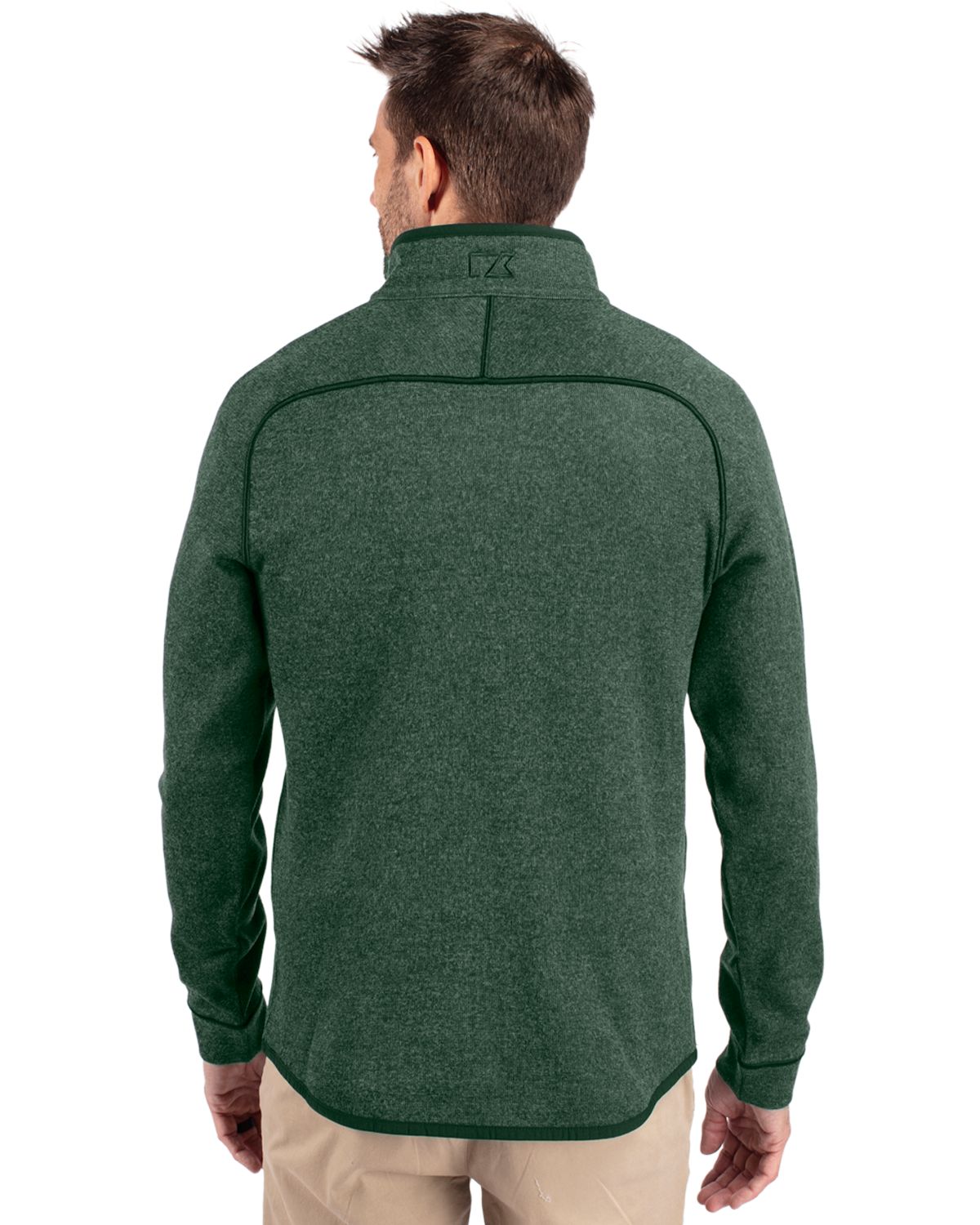 Cutter & Buck Mainsail Sweater-Knit Mens Half Zip Jacket 138