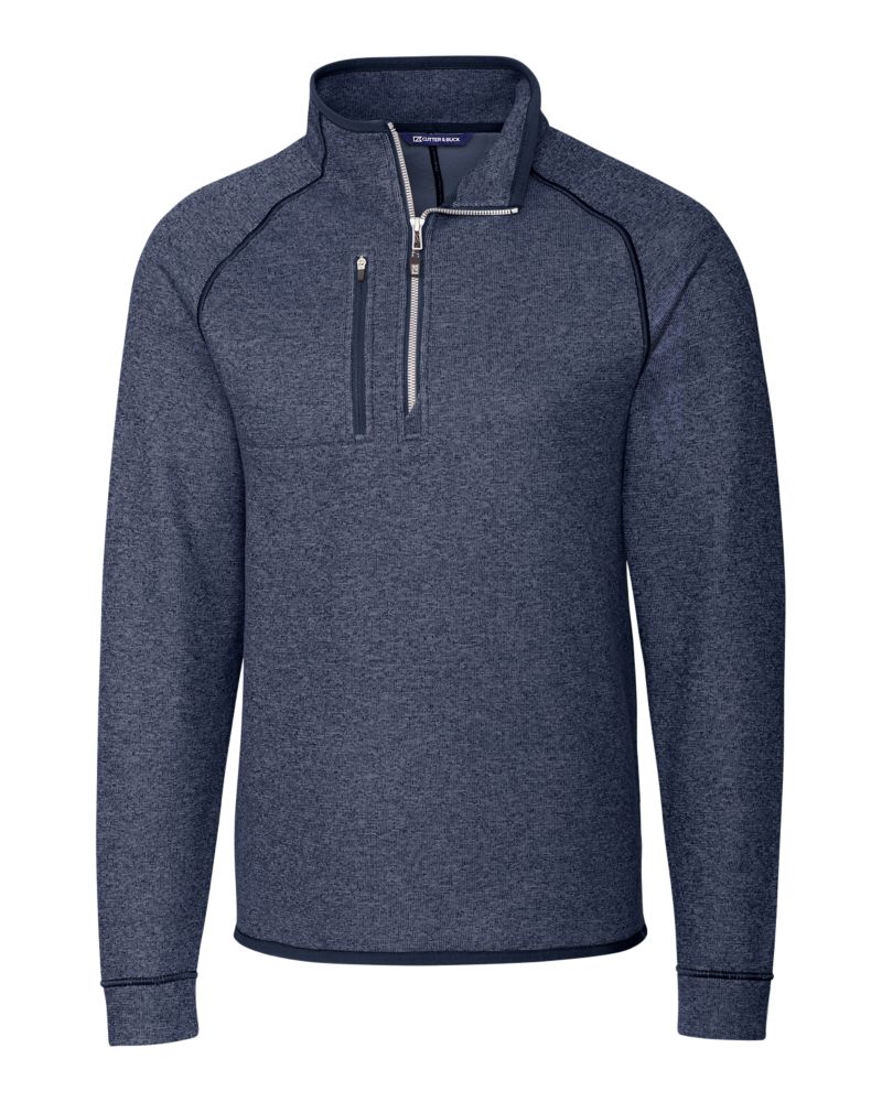 Cutter & Buck Mainsail Sweater-Knit Mens Half Zip Jacket 149