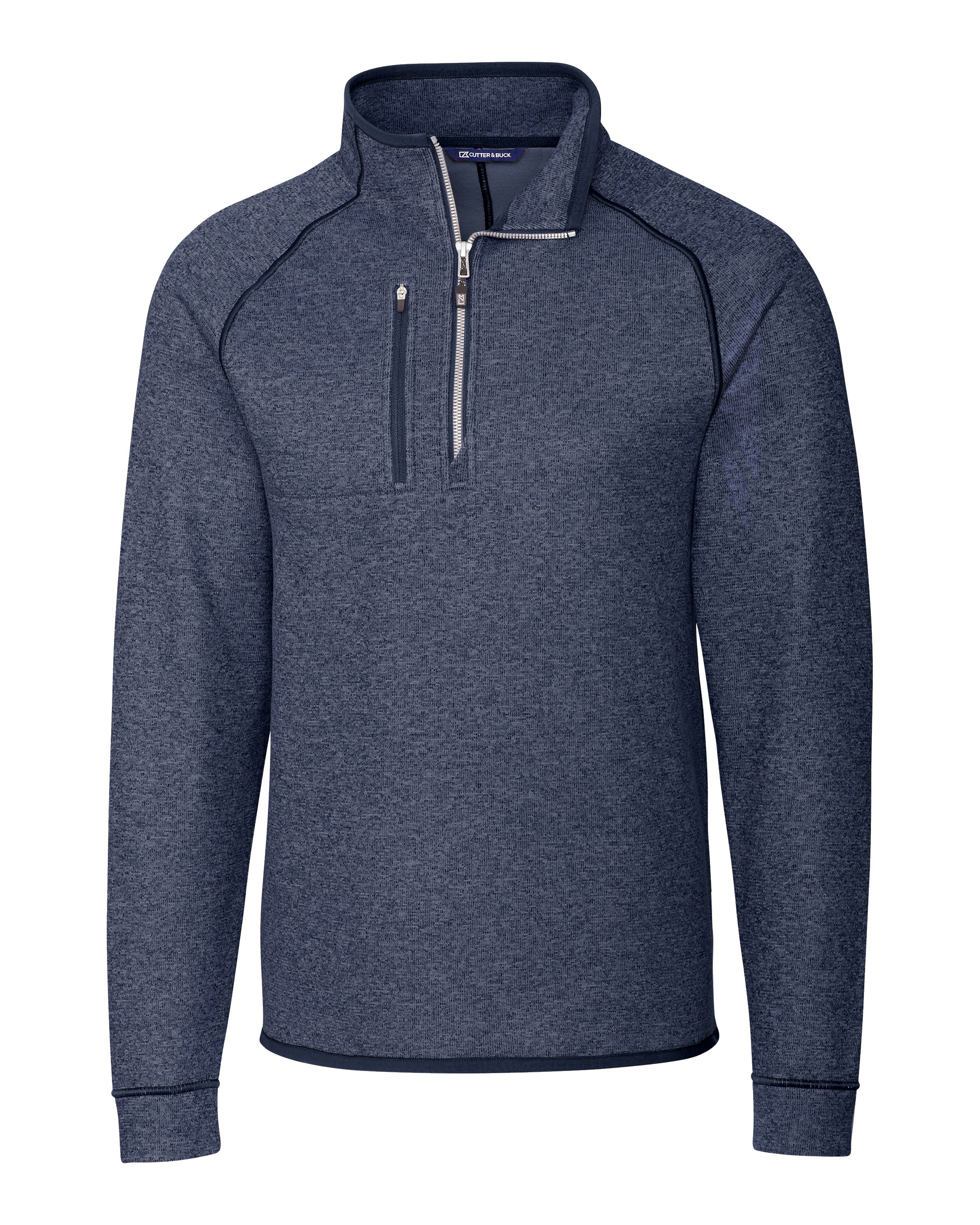 Cutter & Buck Mainsail Sweater-Knit Mens Half Zip Jacket 111