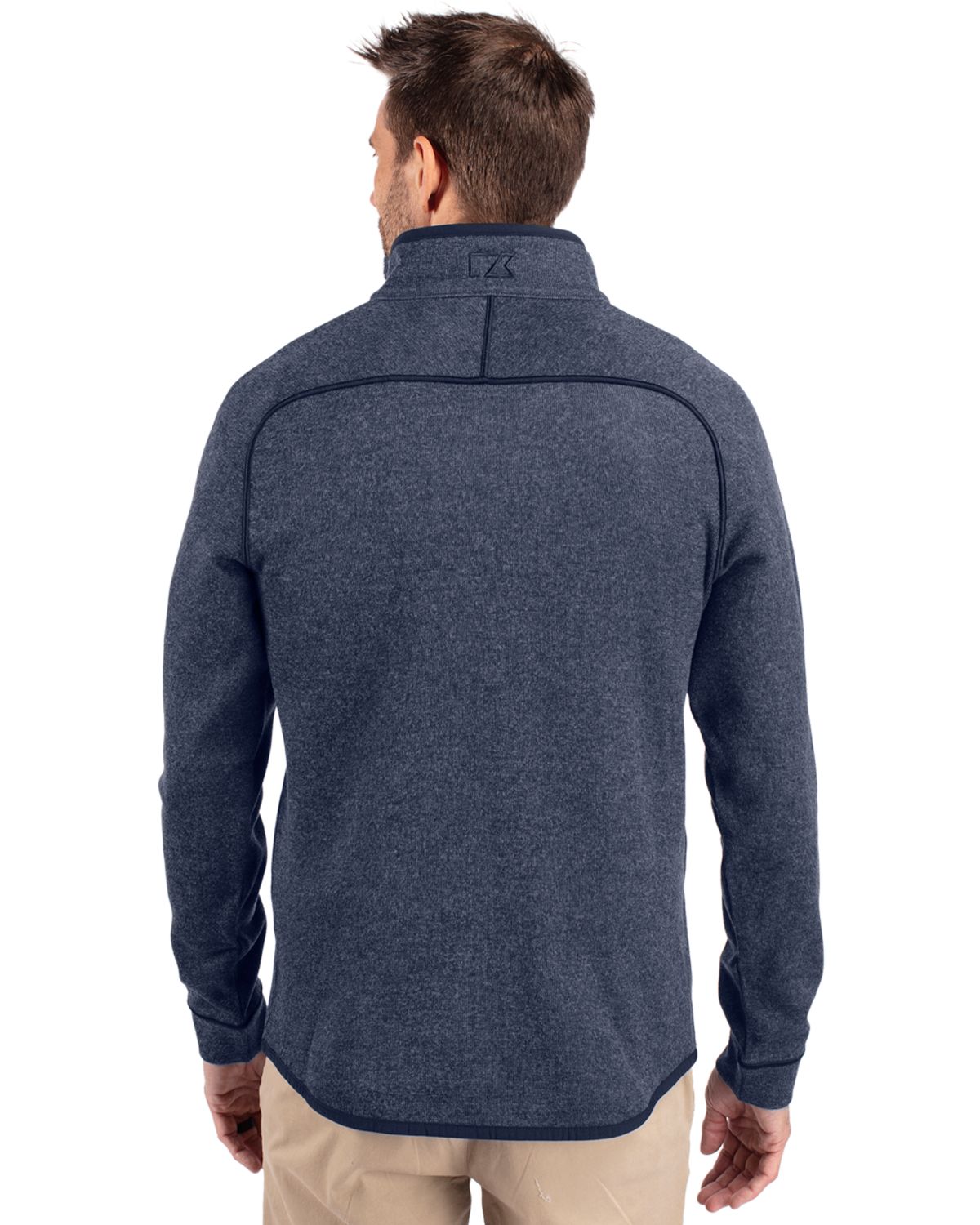 Cutter & Buck Mainsail Sweater-Knit Mens Half Zip Jacket 113