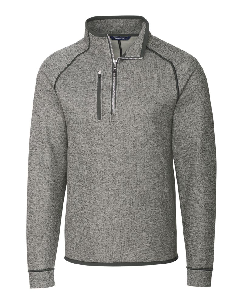 Cutter & Buck Mainsail Sweater-Knit Mens Half Zip Jacket 141