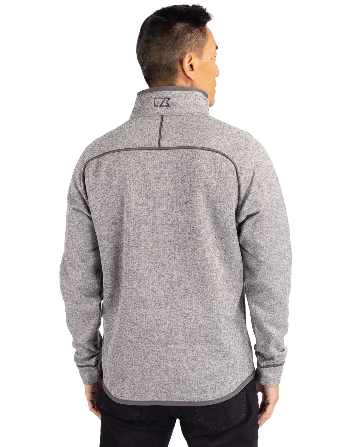 Cutter & Buck Mainsail Sweater-Knit Mens Half Zip Jacket 143
