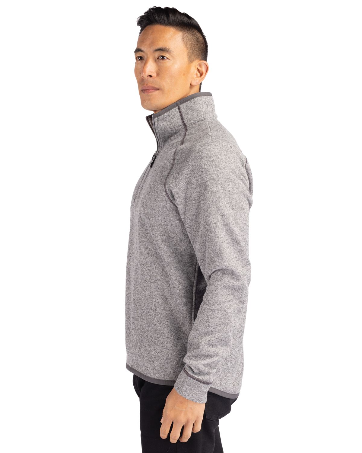 Cutter & Buck Mainsail Sweater-Knit Mens Half Zip Jacket 83