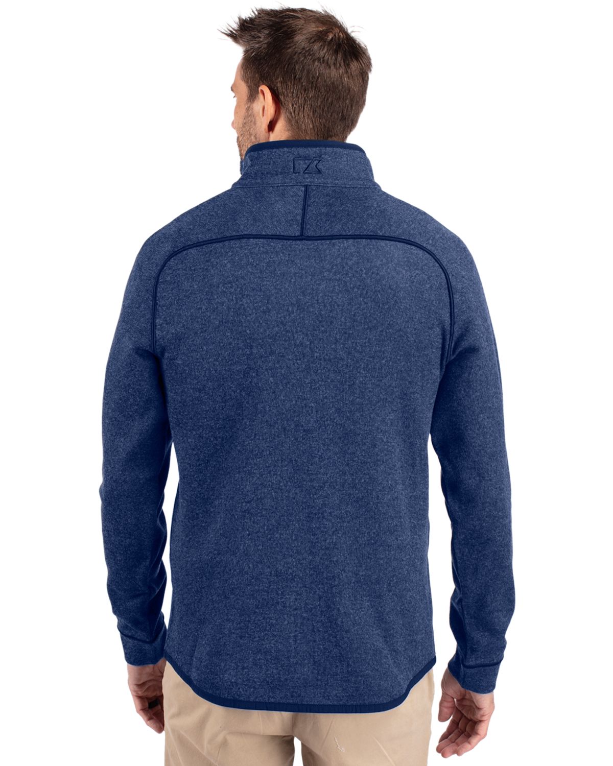 Cutter & Buck Mainsail Sweater-Knit Mens Half Zip Jacket 117