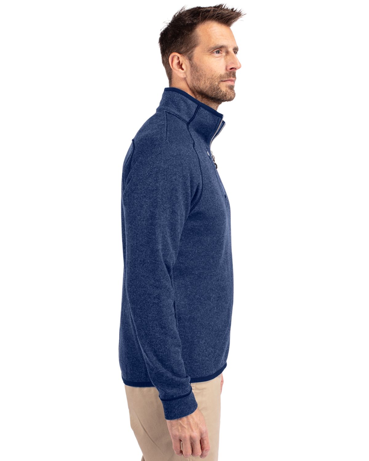 Cutter & Buck Mainsail Sweater-Knit Mens Half Zip Jacket 151