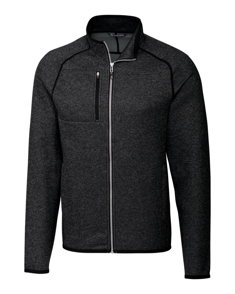 Cutter & Buck Mainsail Sweater-Knit Mens Full Zip Jacket 120
