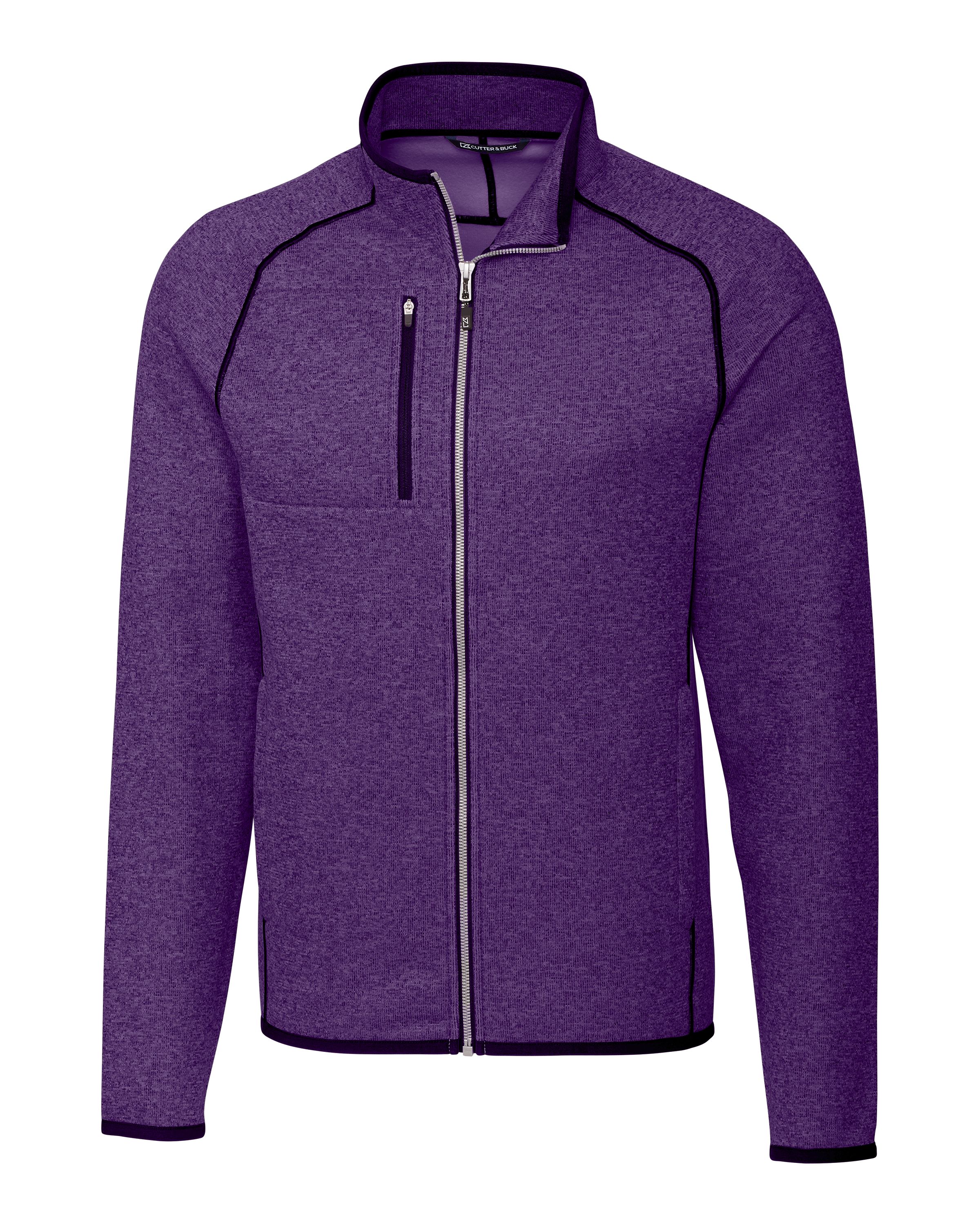 Cutter & Buck Mainsail Sweater-Knit Mens Full Zip Jacket 128