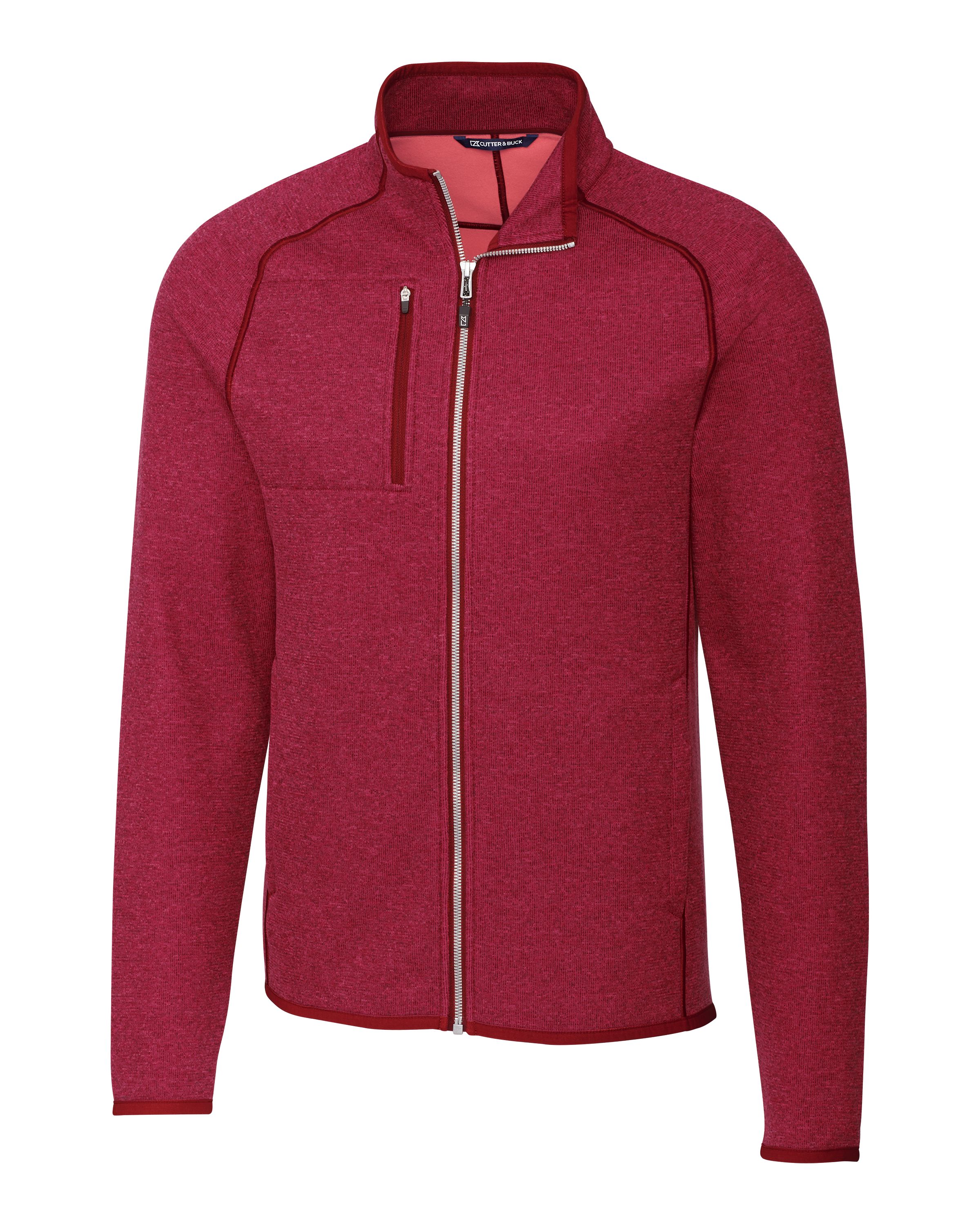 Cutter & Buck Mainsail Sweater-Knit Mens Full Zip Jacket 121