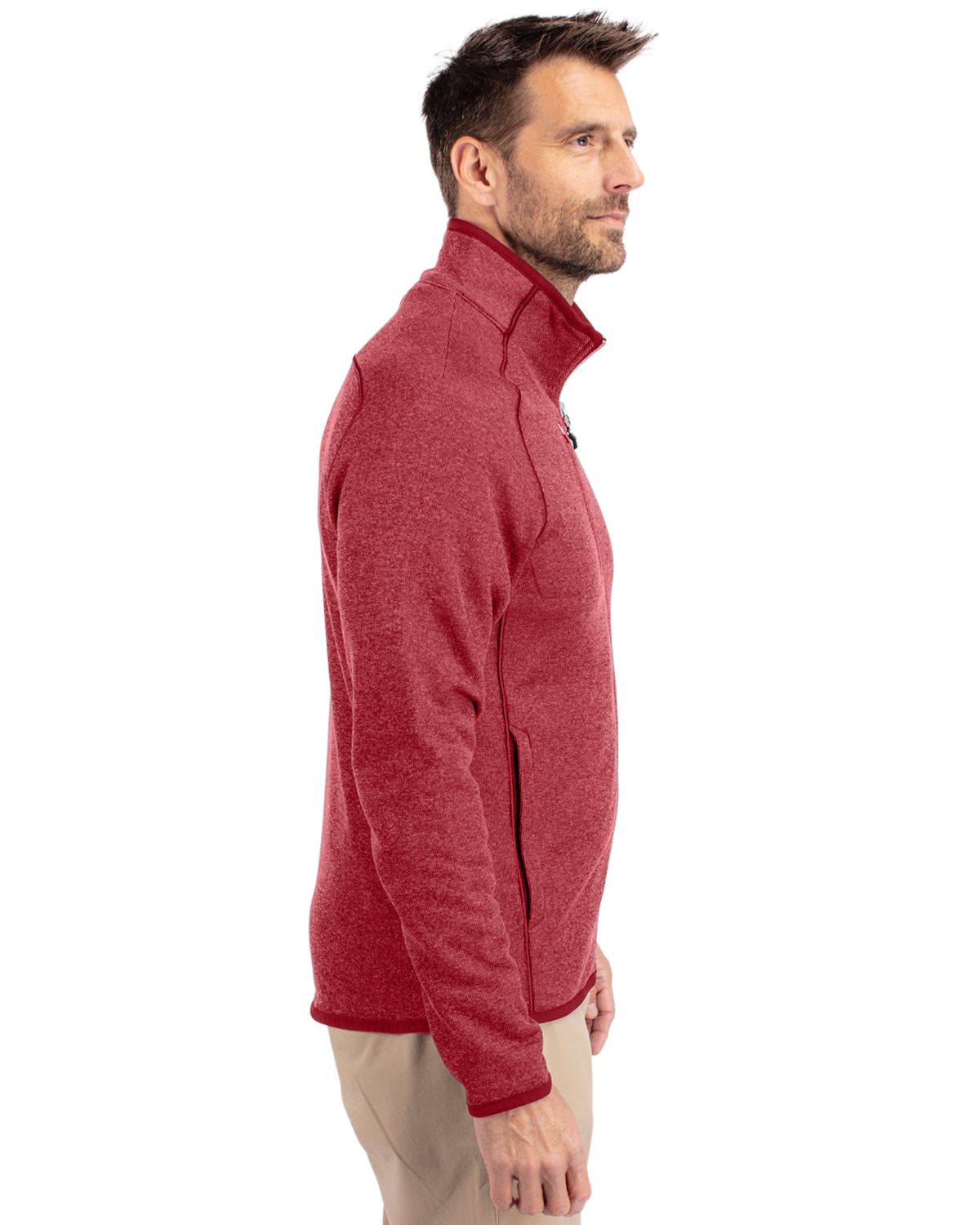 Cutter & Buck Mainsail Sweater-Knit Mens Full Zip Jacket 89