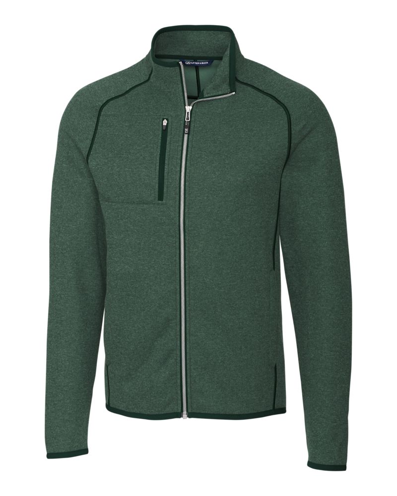 Cutter & Buck Mainsail Sweater-Knit Mens Full Zip Jacket 78