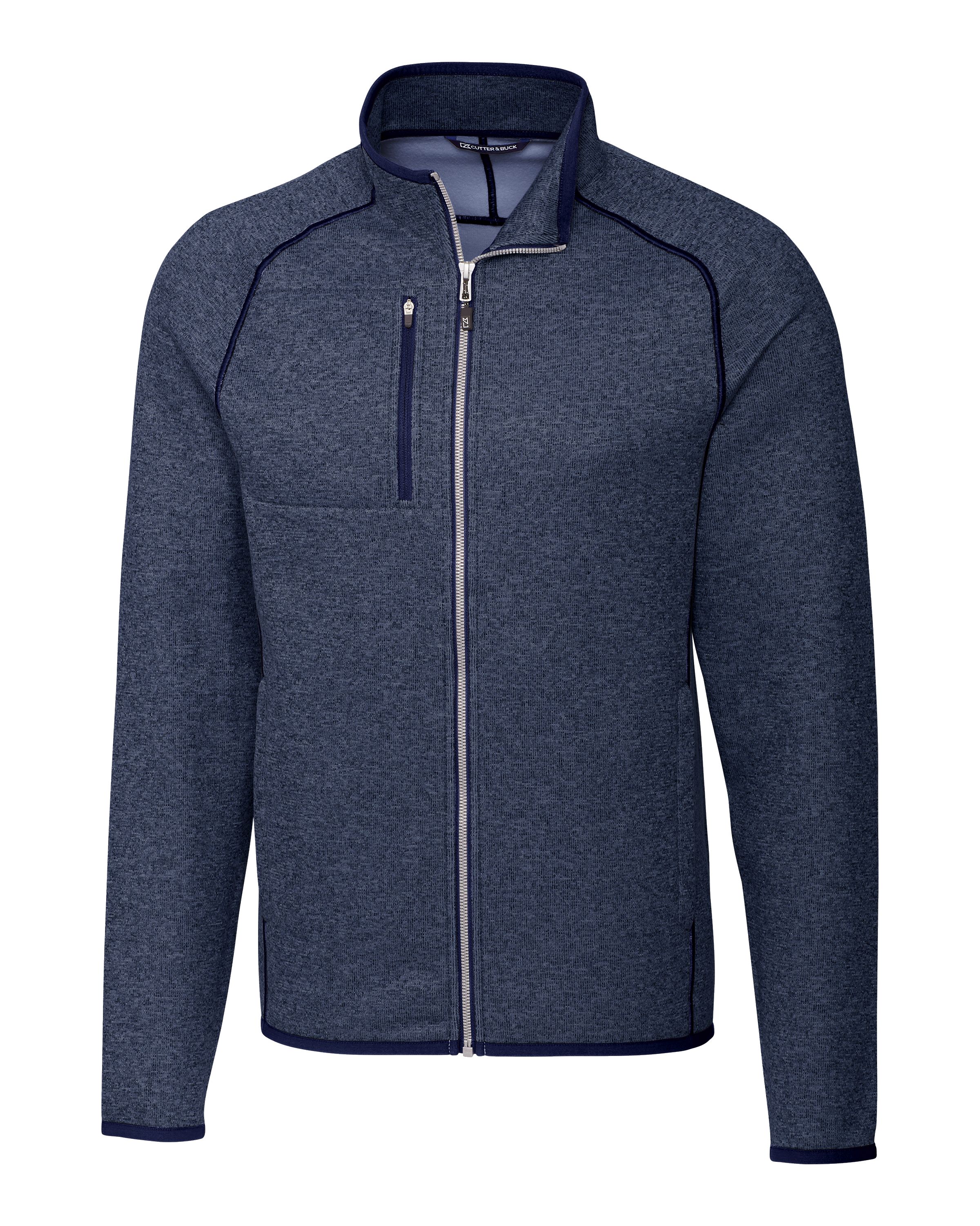 Cutter & Buck Mainsail Sweater-Knit Mens Full Zip Jacket 65